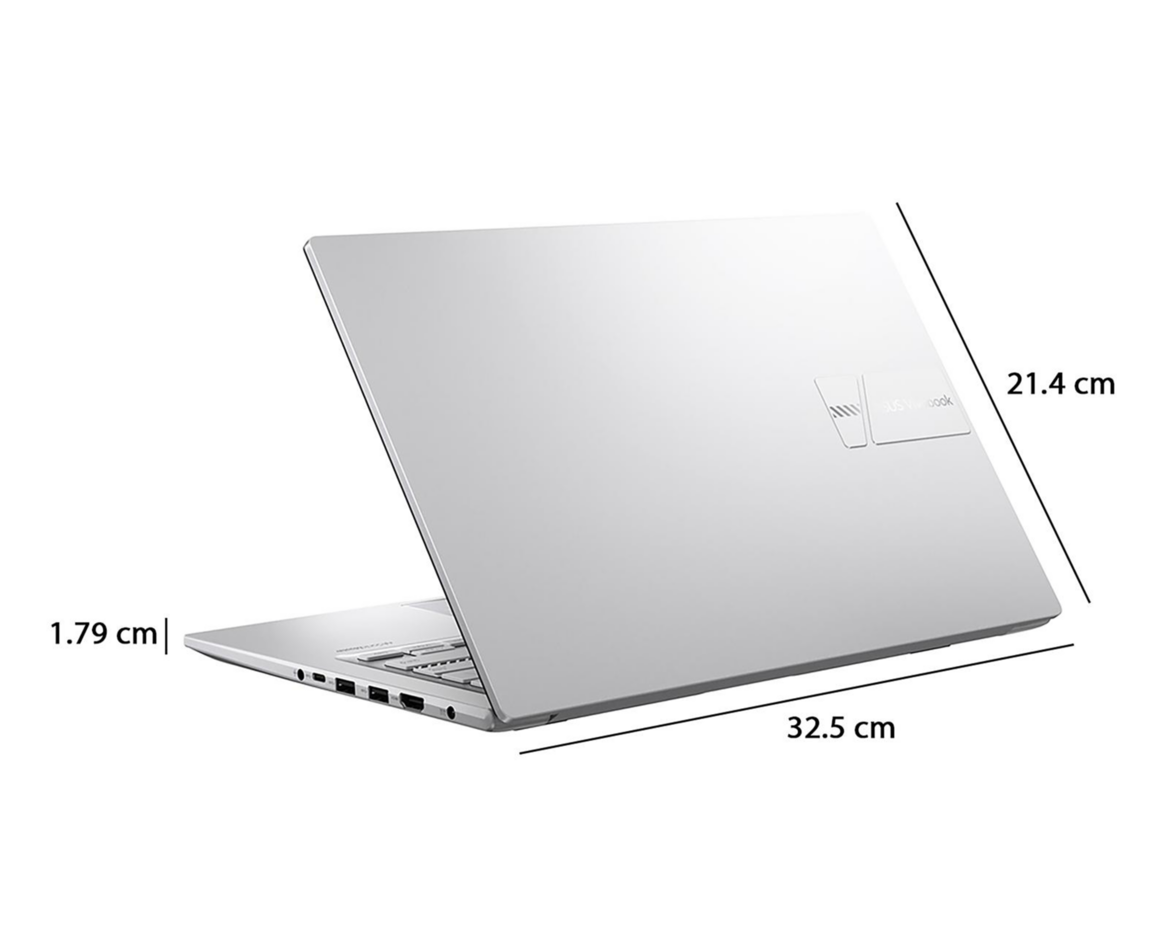 Foto 11 pulgar | Laptop Asus Vivobook 14 X1404ZA-NK100W 14 Pulgadas Windows 11 Intel Core i7-1255U 16 GB RAM 512 GB SSD Plateado