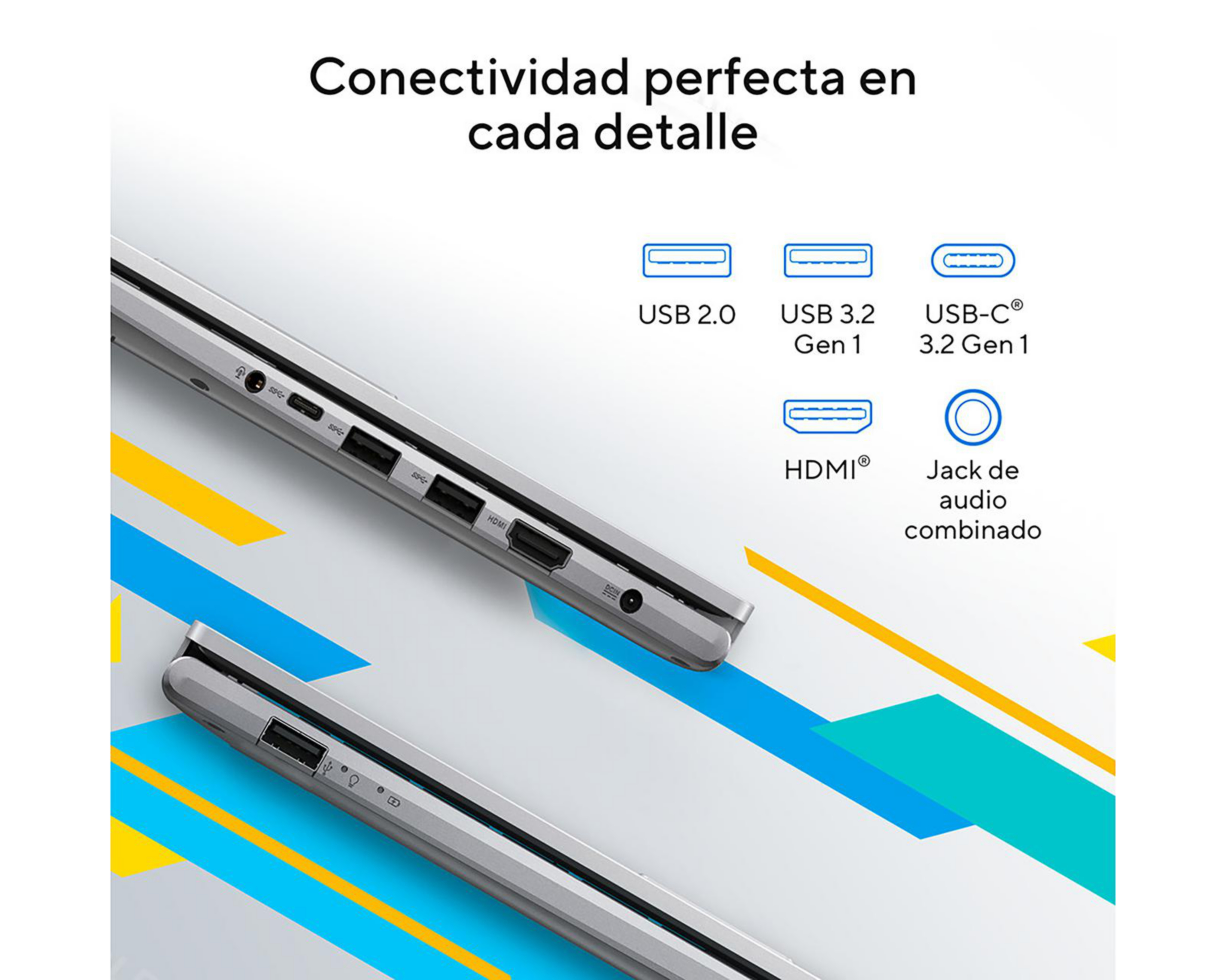 Foto 6 pulgar | Laptop Asus Vivobook 14 X1404ZA-NK100W 14 Pulgadas Windows 11 Intel Core i7-1255U 16 GB RAM 512 GB SSD Plateado