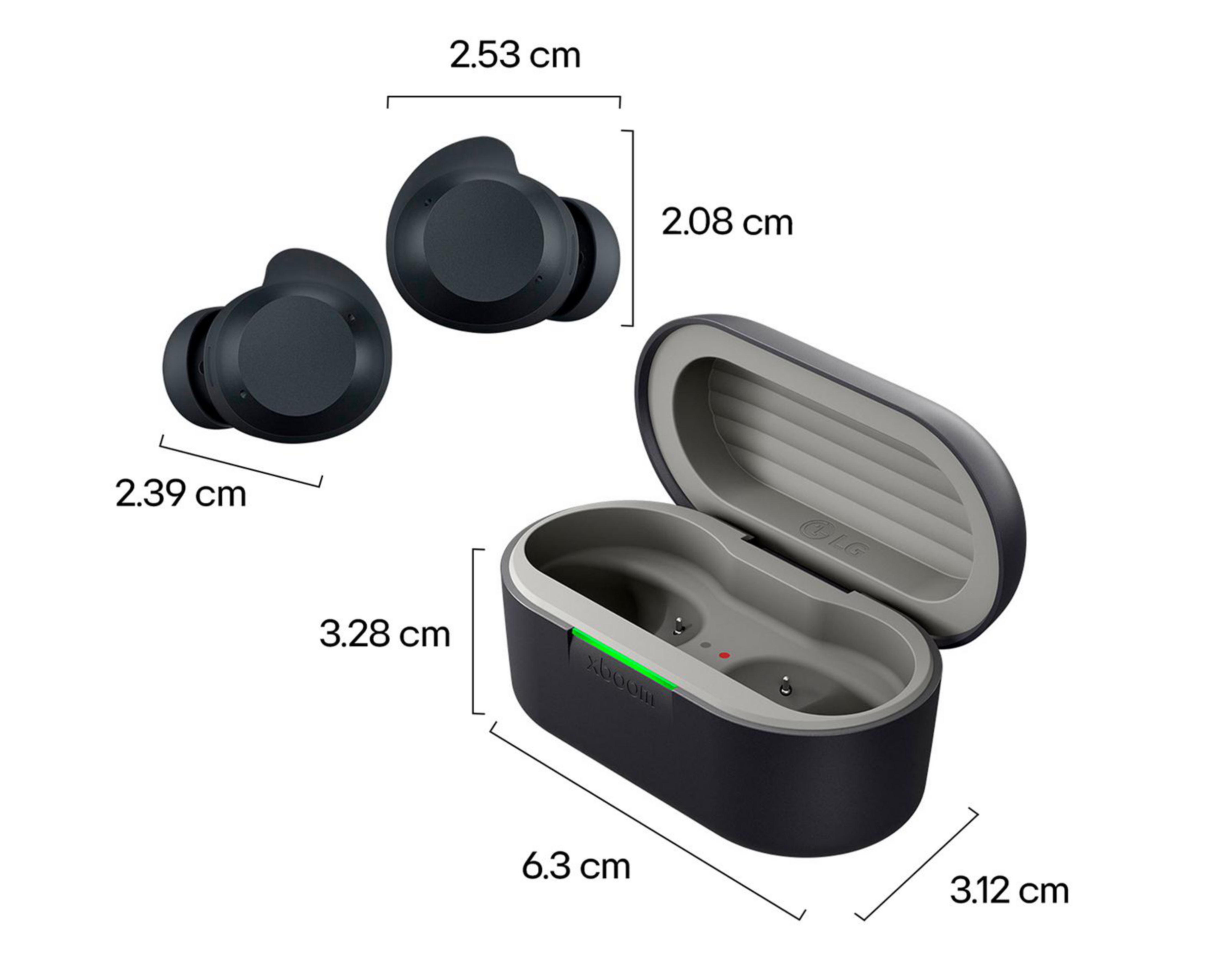 Foto 11 pulgar | Audífonos True Wireless LG Xboom Buds by Will.i.am con Noise Cancelling