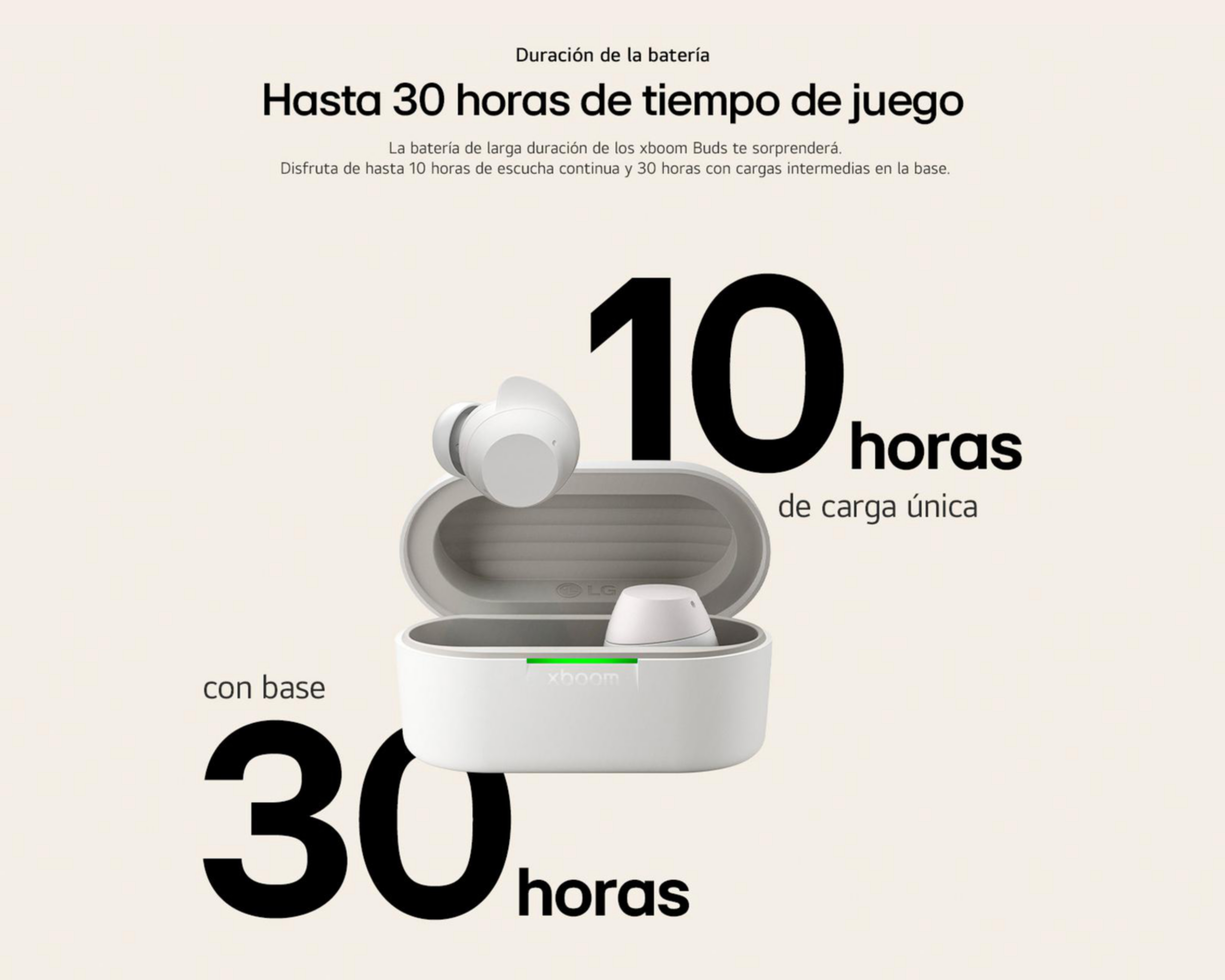 Foto 8 pulgar | Audífonos True Wireless LG Xboom Buds by Will.i.am con Noise Cancelling