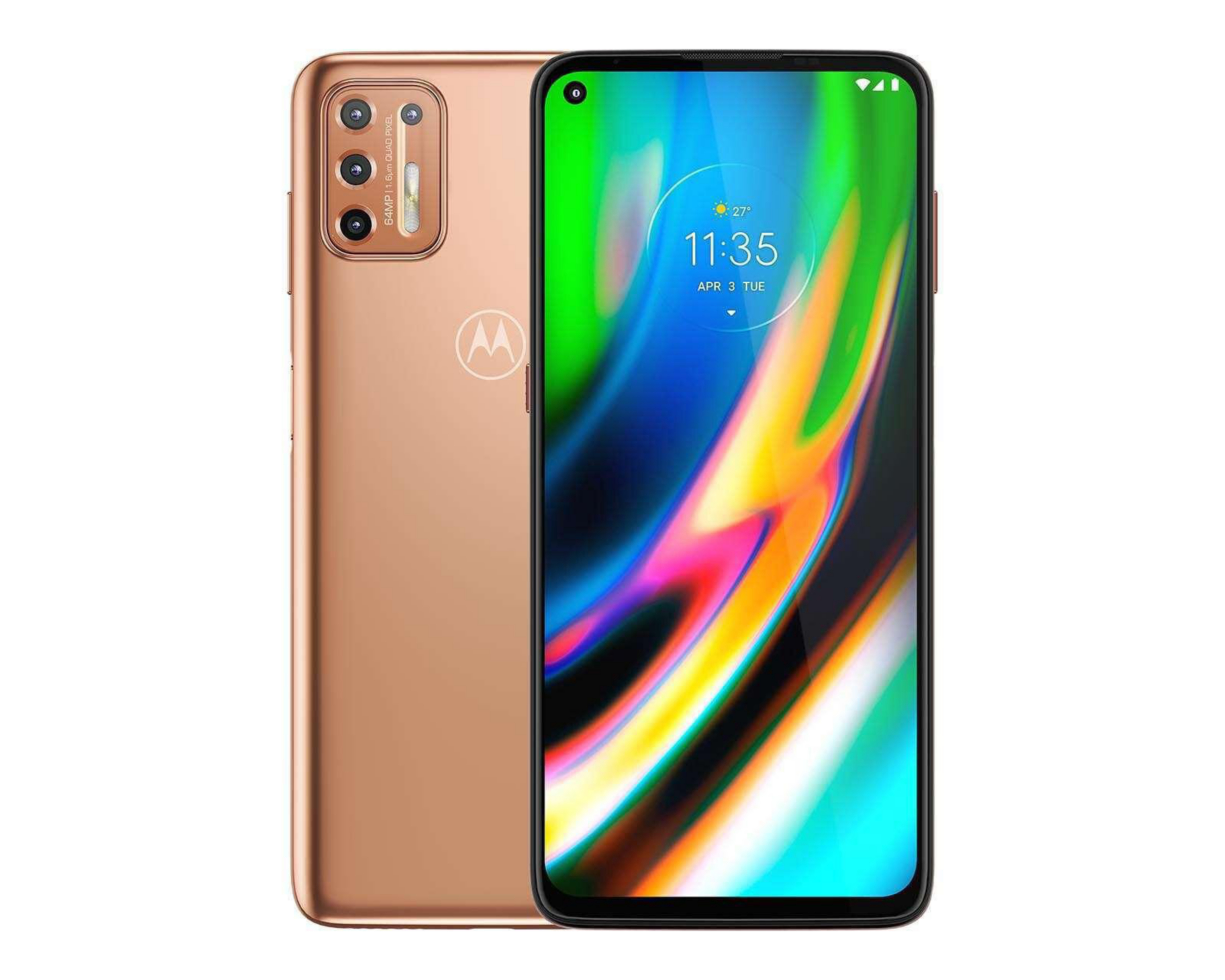 Foto 2 pulgar | Telcel Motorola Moto G9 Plus 128 GB Rosa