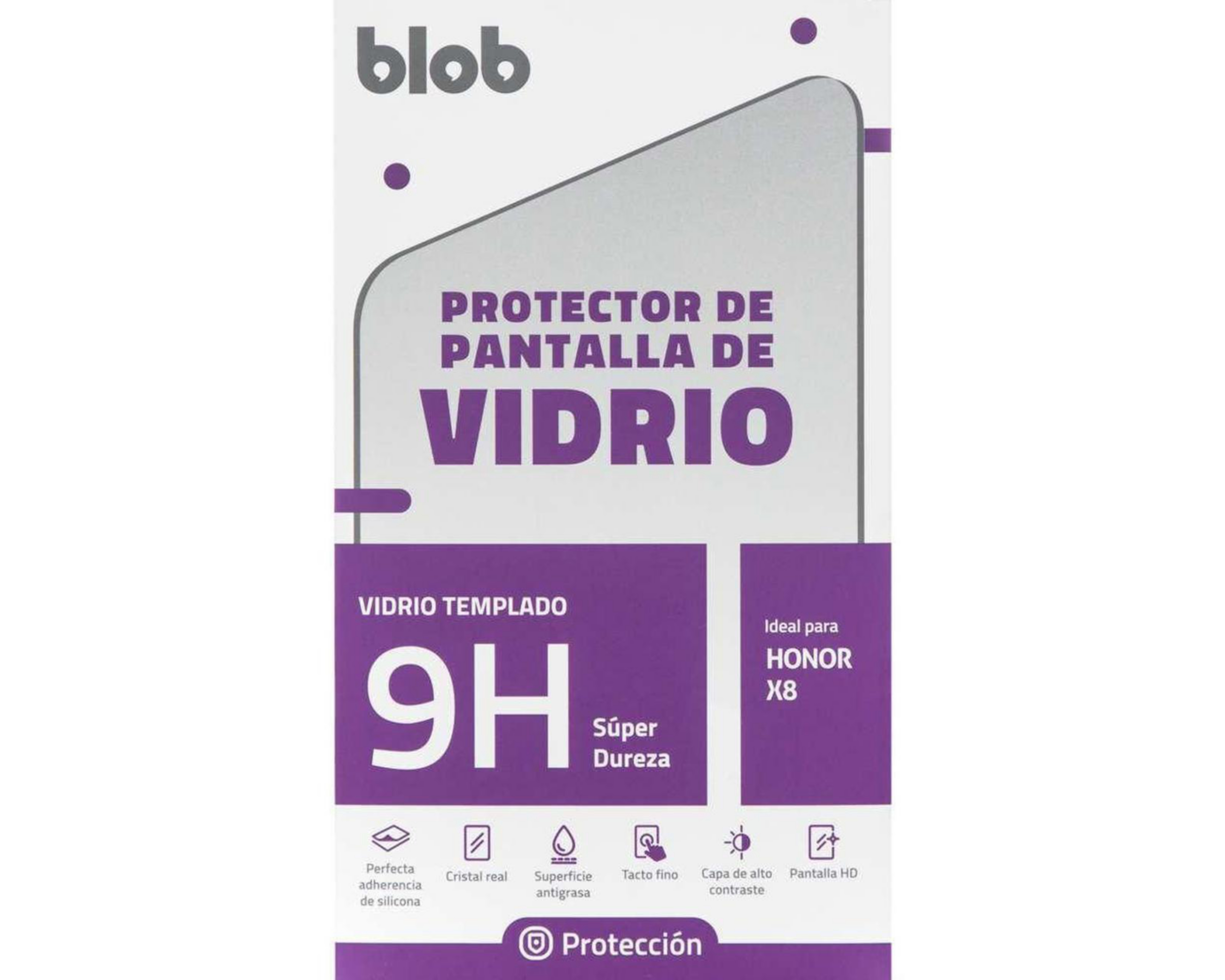 Foto 4 pulgar | Protector de Pantalla Blob para Honor X8