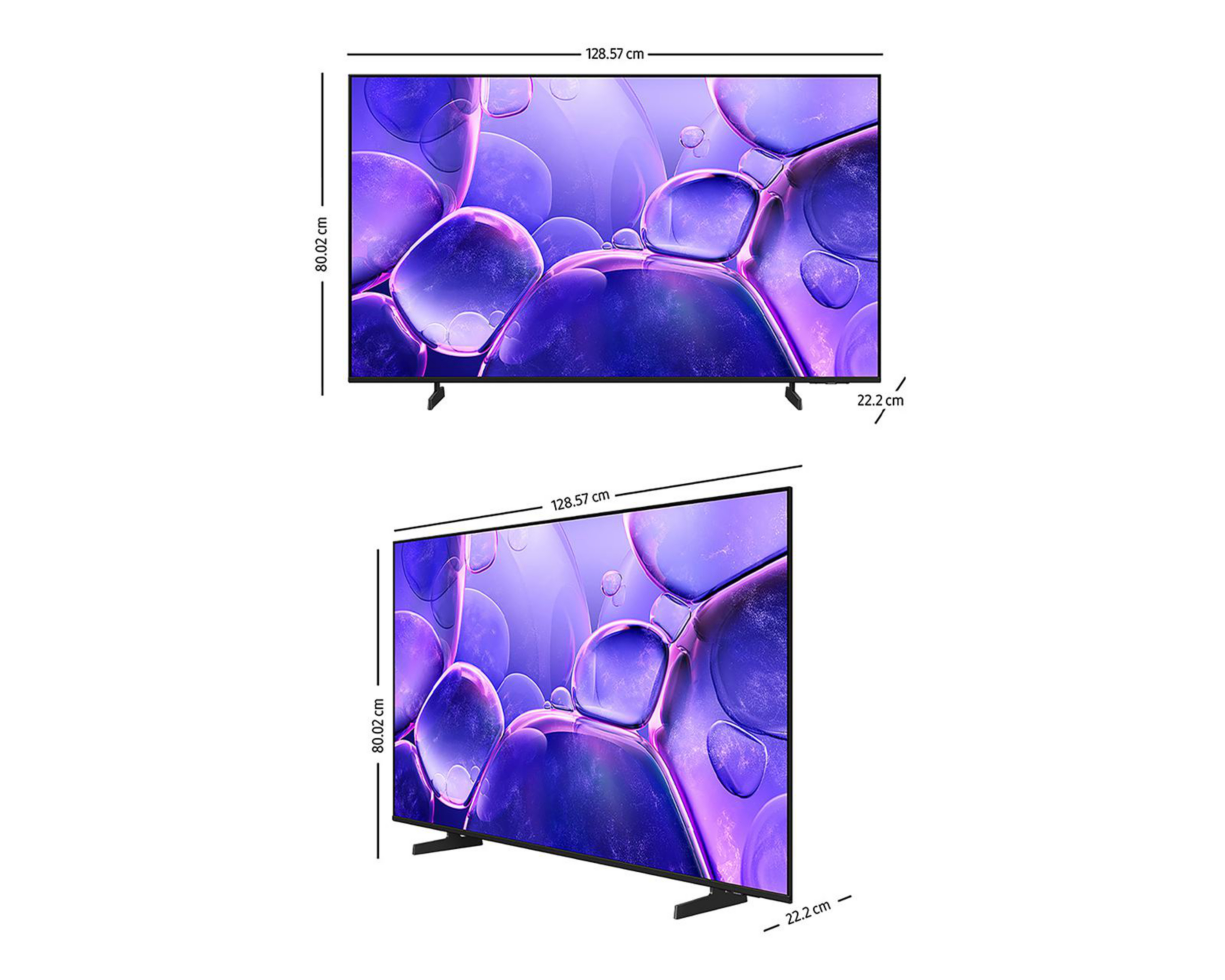 Foto 6 pulgar | Pantalla Smart TV Samsung LED 58 Pulgadas Crystal UHD 4K UN58U8000FFXZX