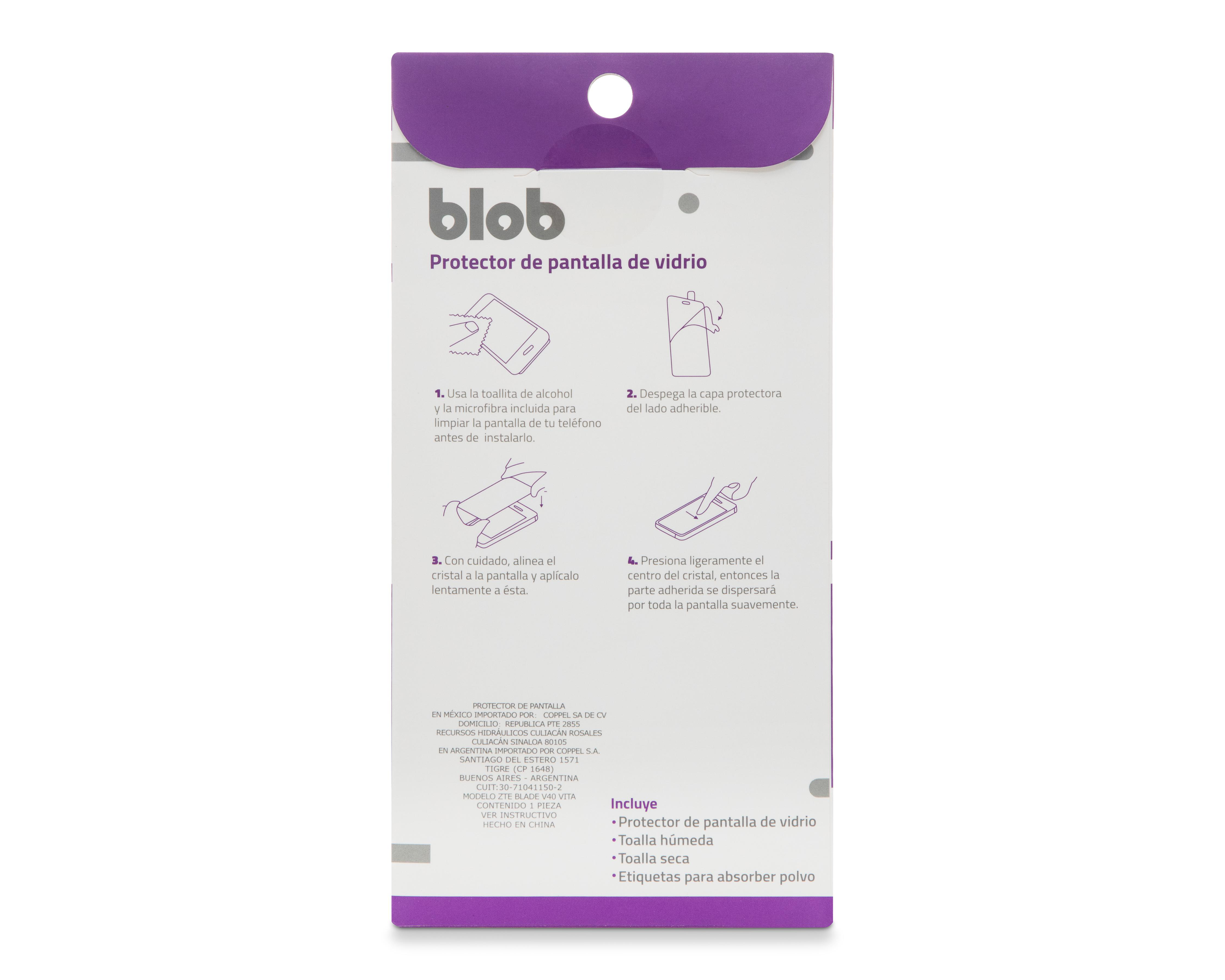Foto 2 | Protector de Pantalla Blob para ZTE Blade V40 Vita