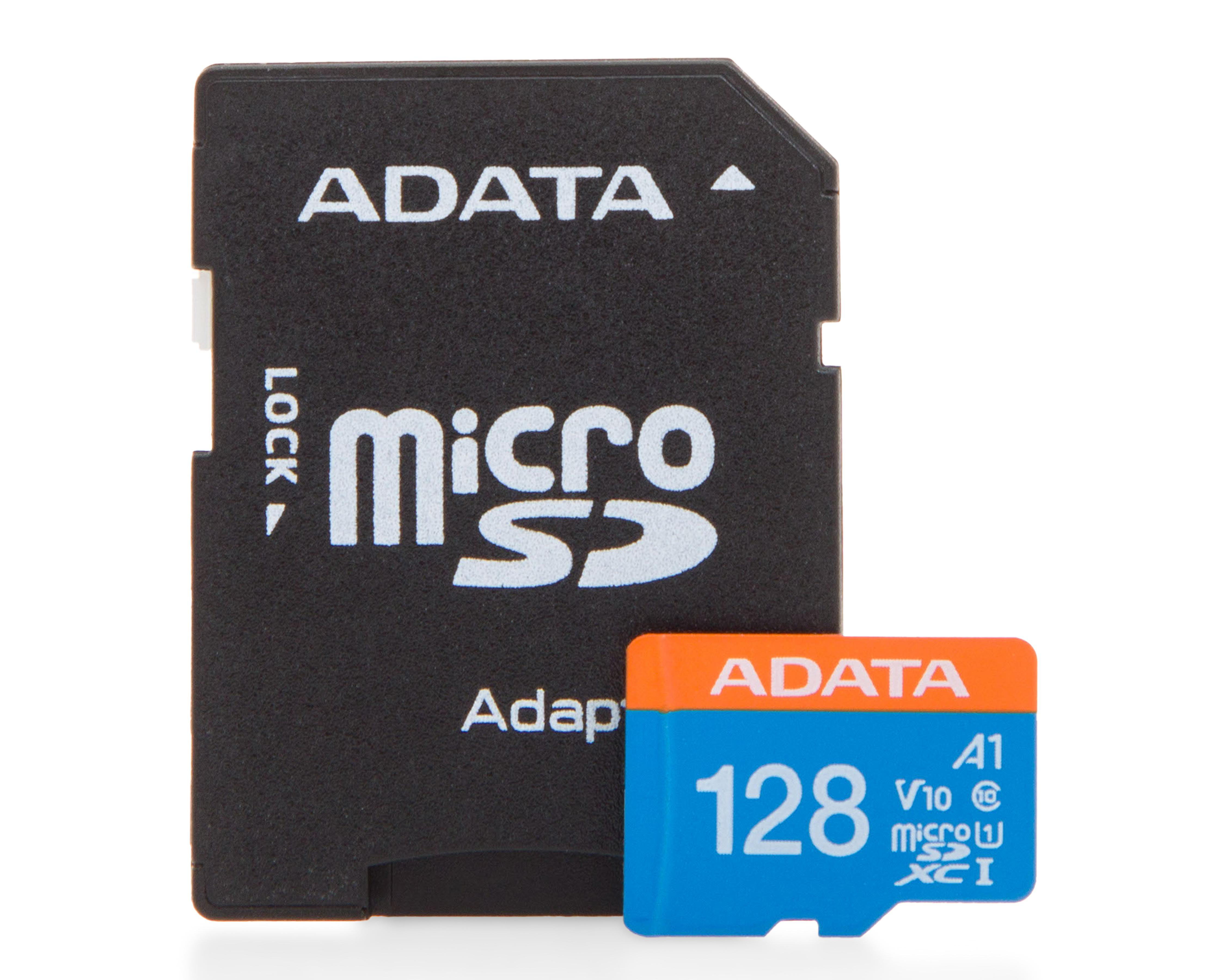Foto 3 pulgar | Memoria MicroSD con Adaptador Adata 128 GB Clase 10