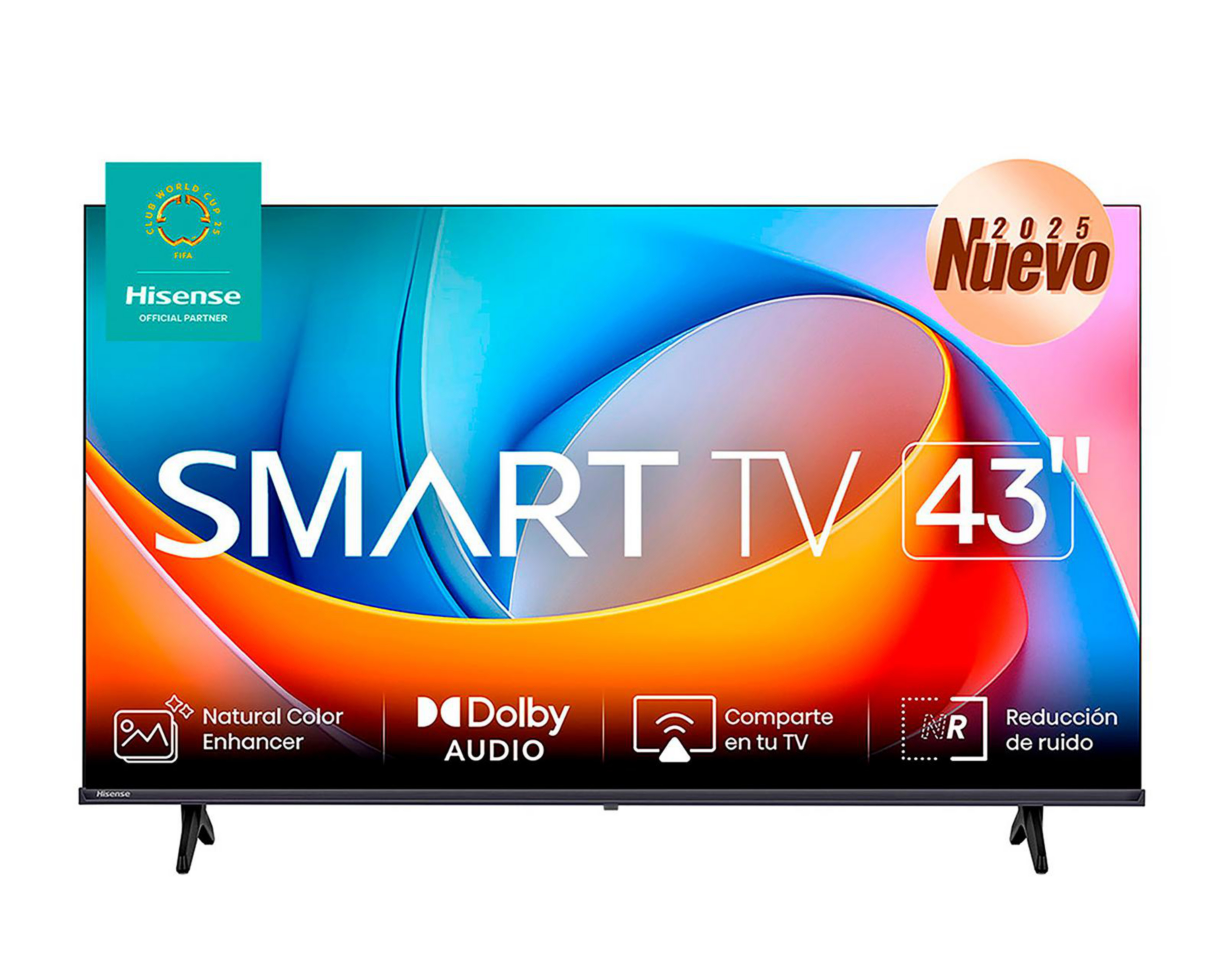Foto 2 pulgar | Pantalla Smart TV Hisense LED 43 Pulgadas Full HD 43A4NV