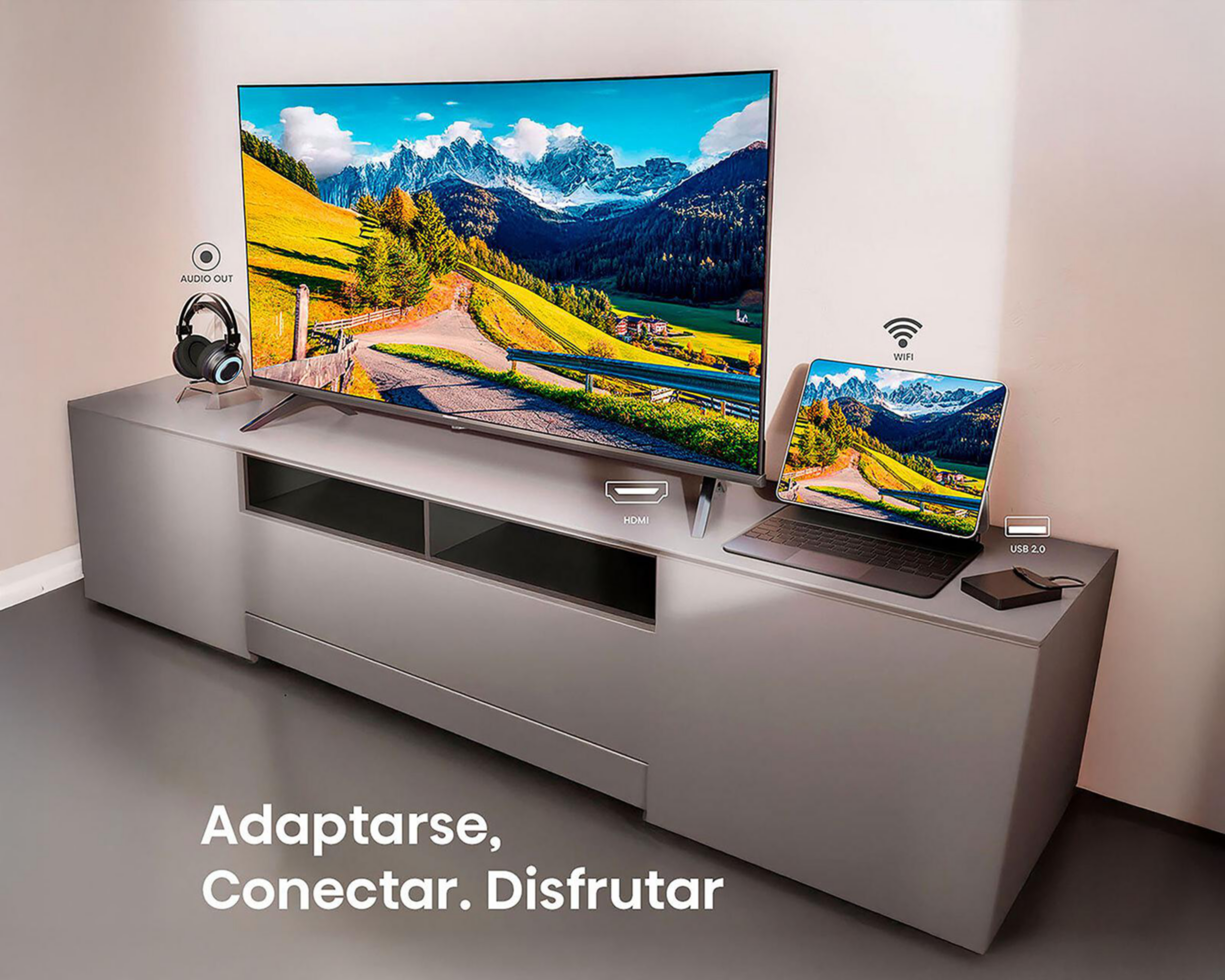 Foto 9 pulgar | Pantalla Smart TV Hisense LED 43 Pulgadas Full HD 43A4NV
