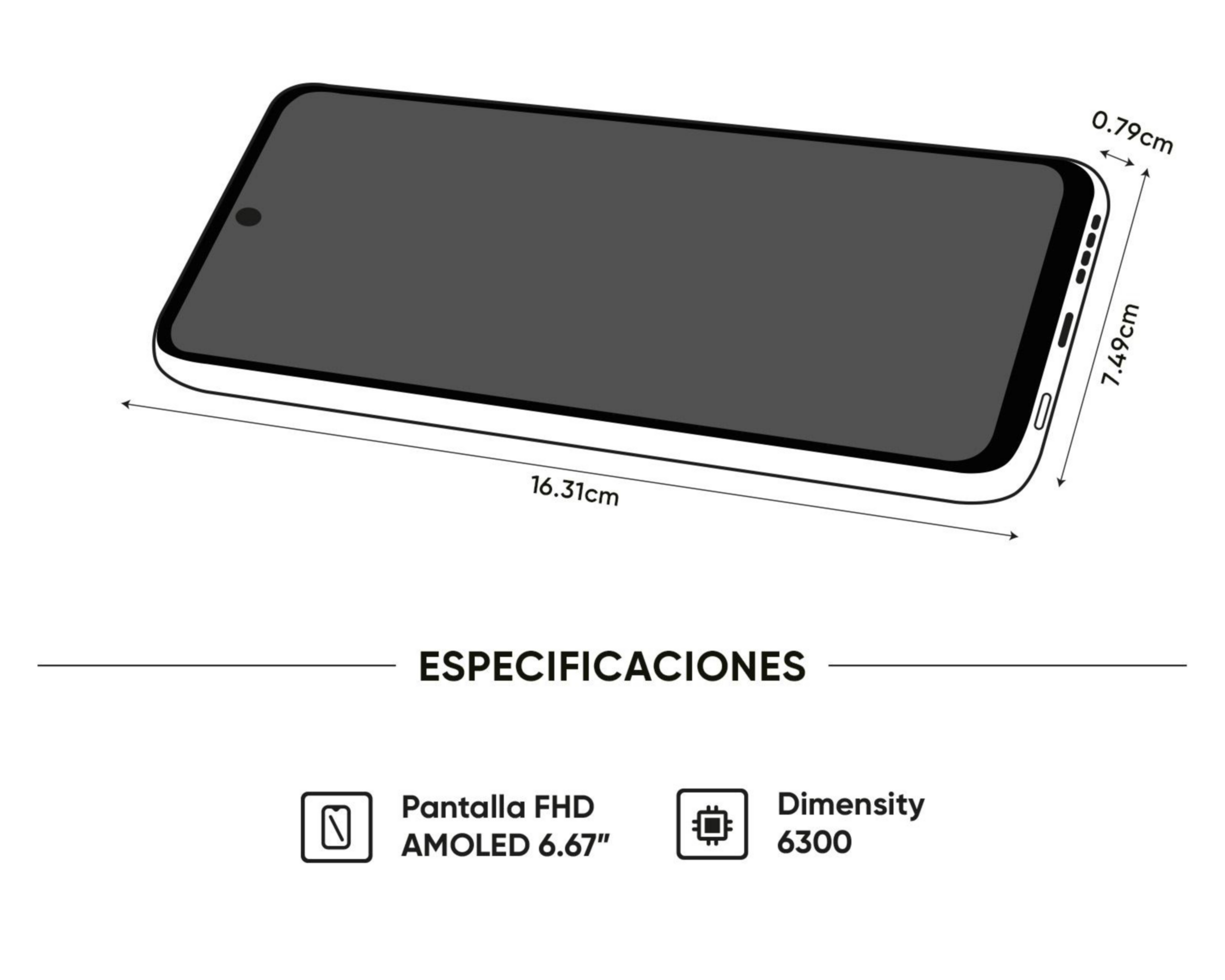 Foto 9 pulgar | Celular Realme 14T Liberado 256 GB Morado