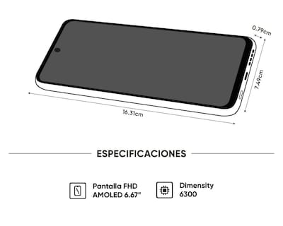 Foto 8 | Celular Realme 14T Liberado 256 GB Morado