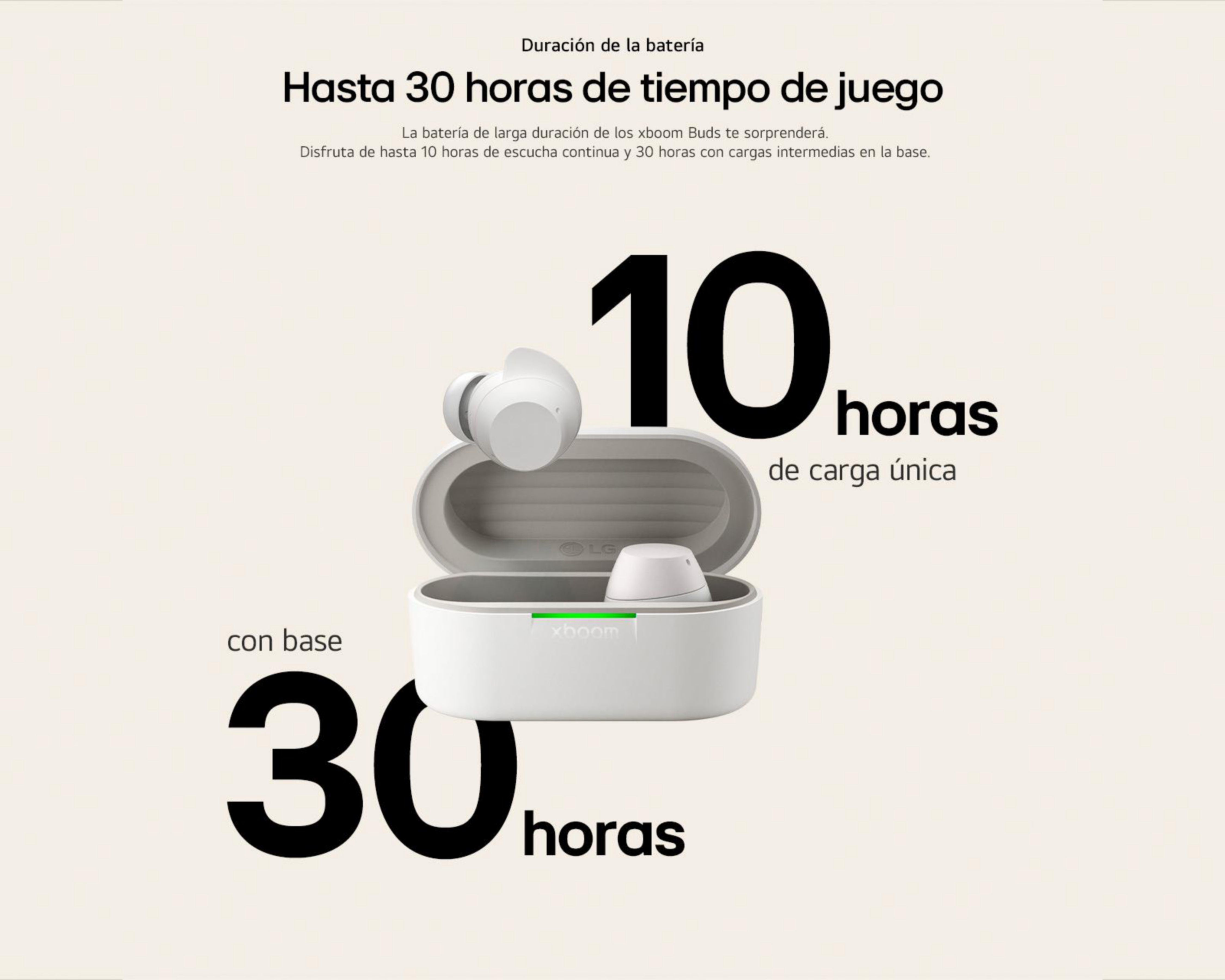 Foto 9 pulgar | Audífonos True Wireless LG Xboom Buds by Will.i.am Bluetooth