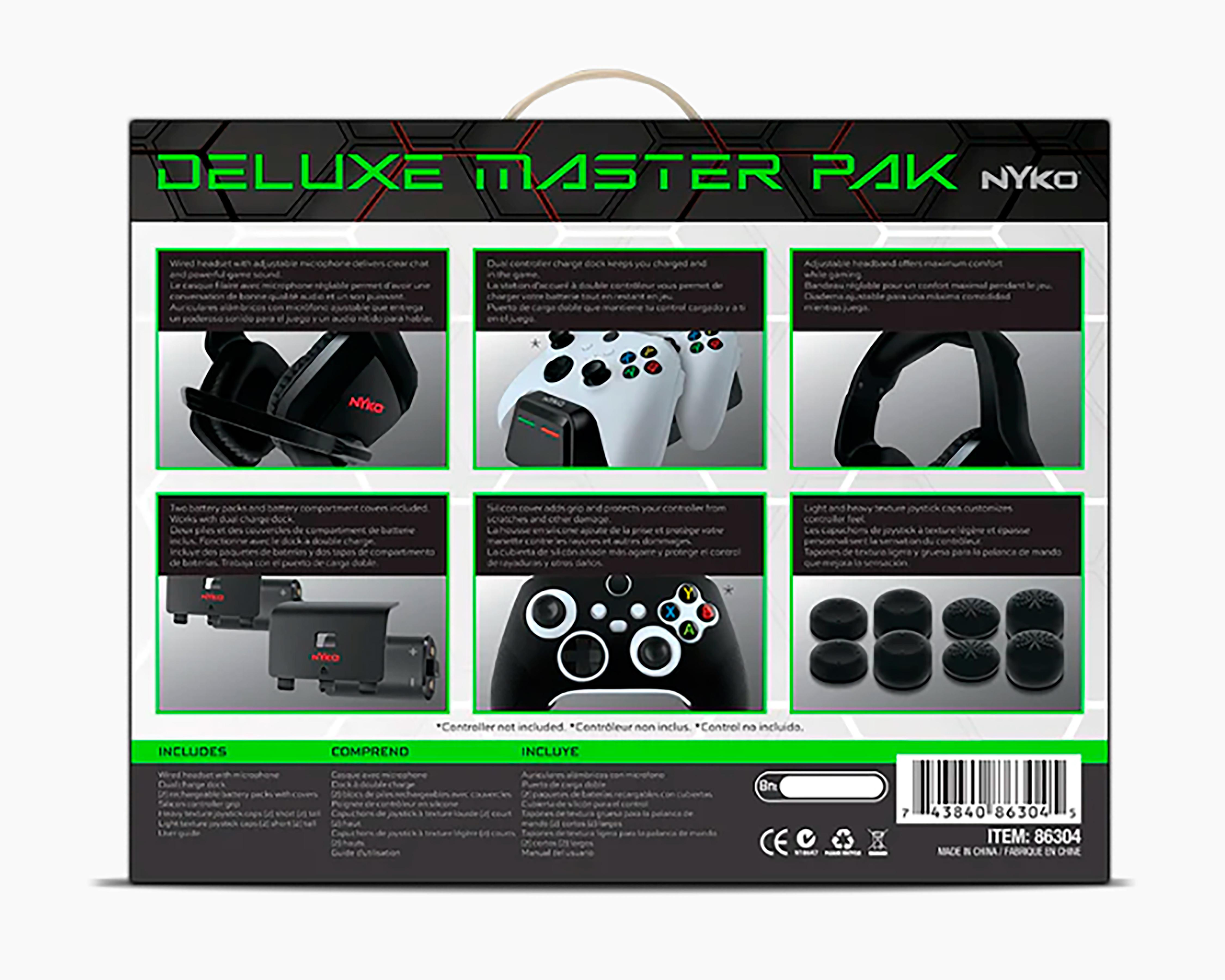 Foto 4 pulgar | Kit Xbox Series X Nyko Deluxe Master Pak 17 Piezas