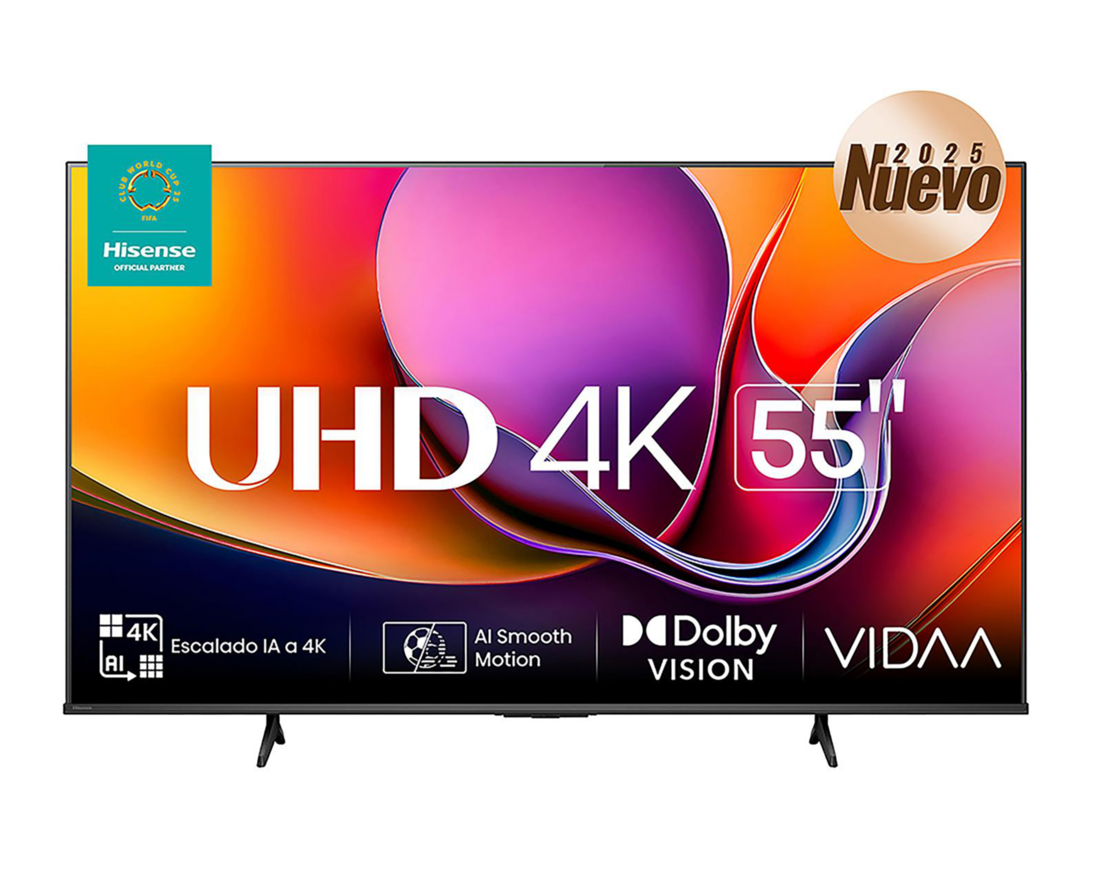 Foto 2 pulgar | Pantalla Smart TV Hisense LED 55 Pulgadas UHD 4K 55A5NV