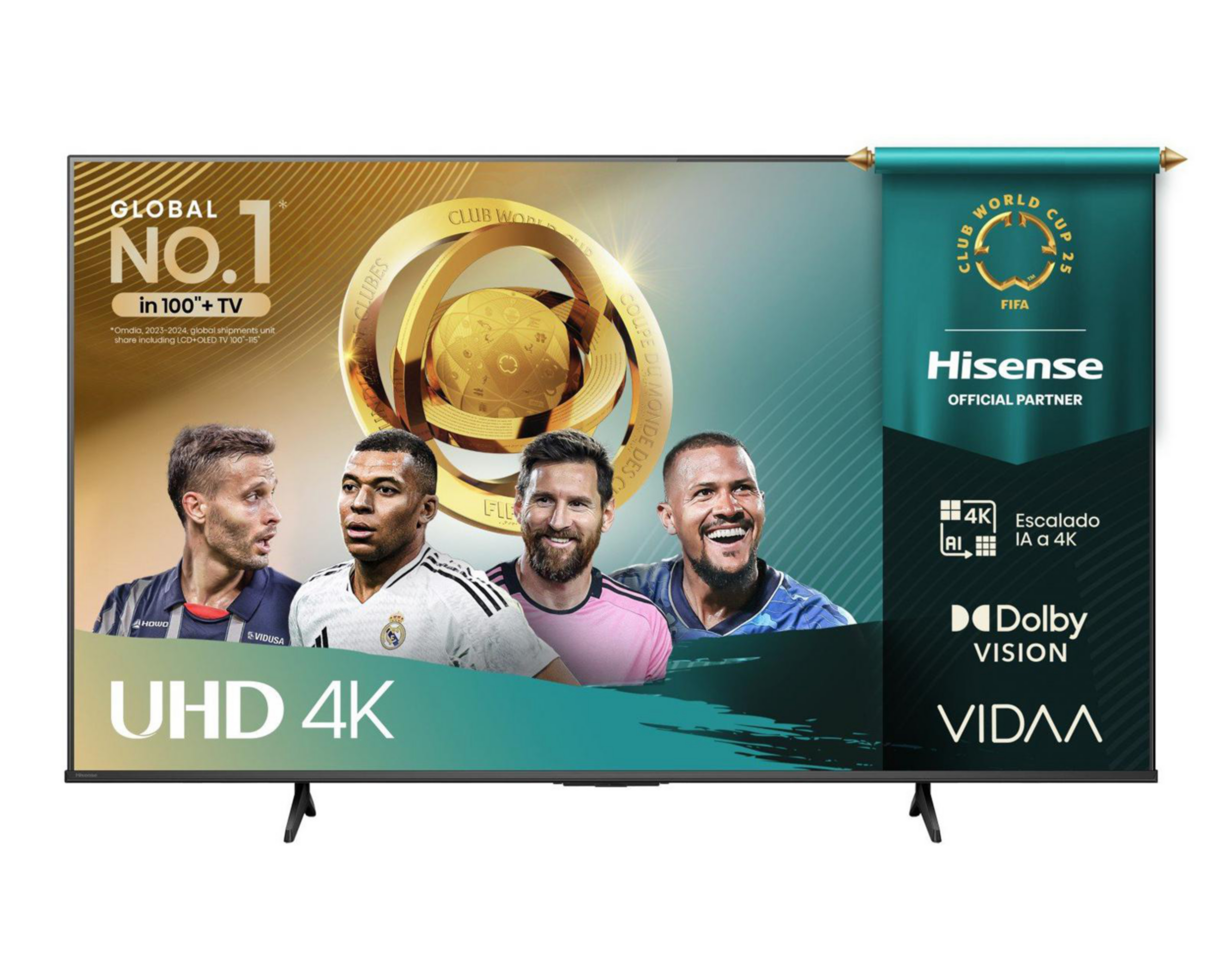 Pantalla Smart TV Hisense LED 55 Pulgadas UHD 4K 55A5NV