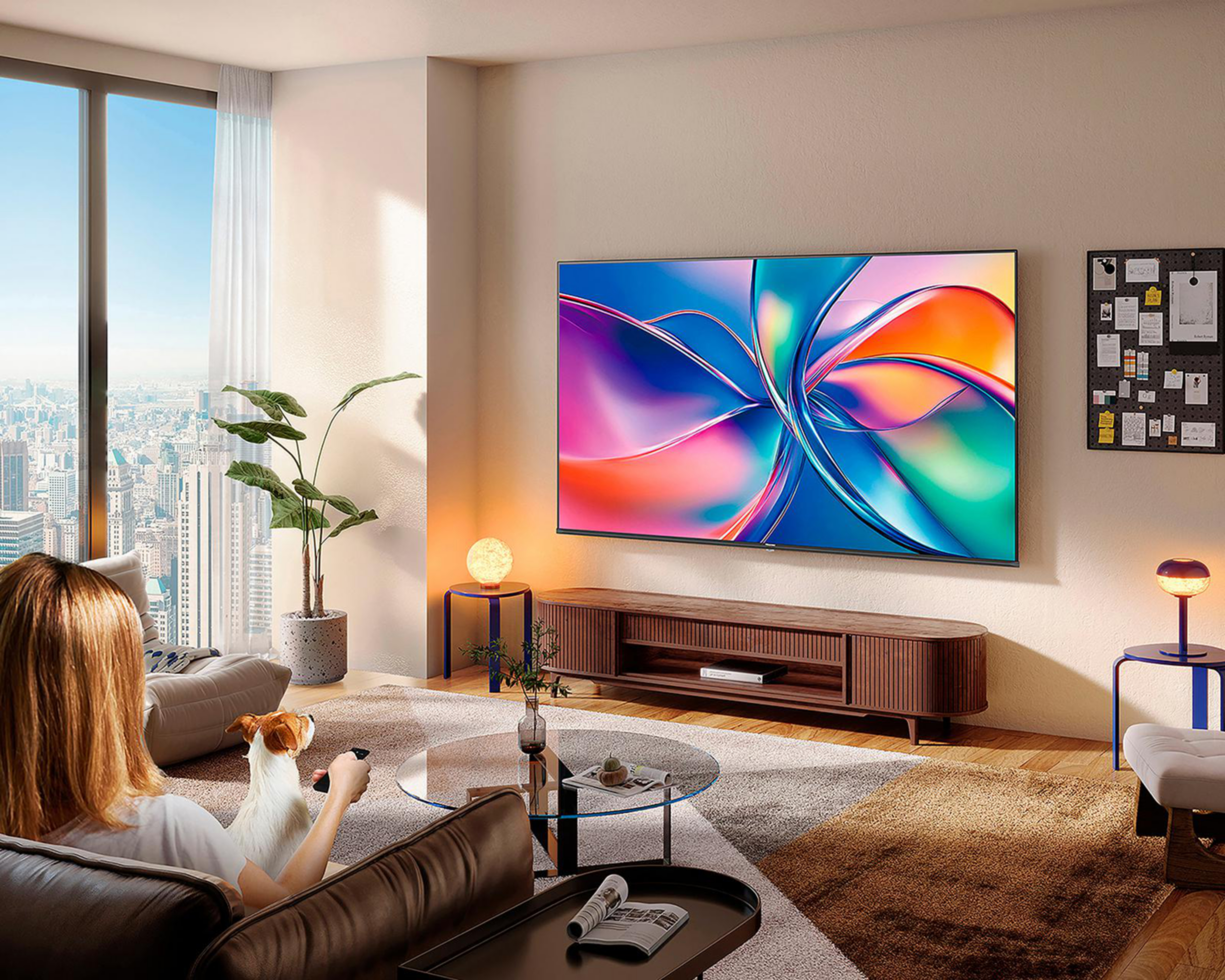 Foto 8 pulgar | Pantalla Smart TV Hisense QLED 55 Pulgadas UHD 4K 55A65NV