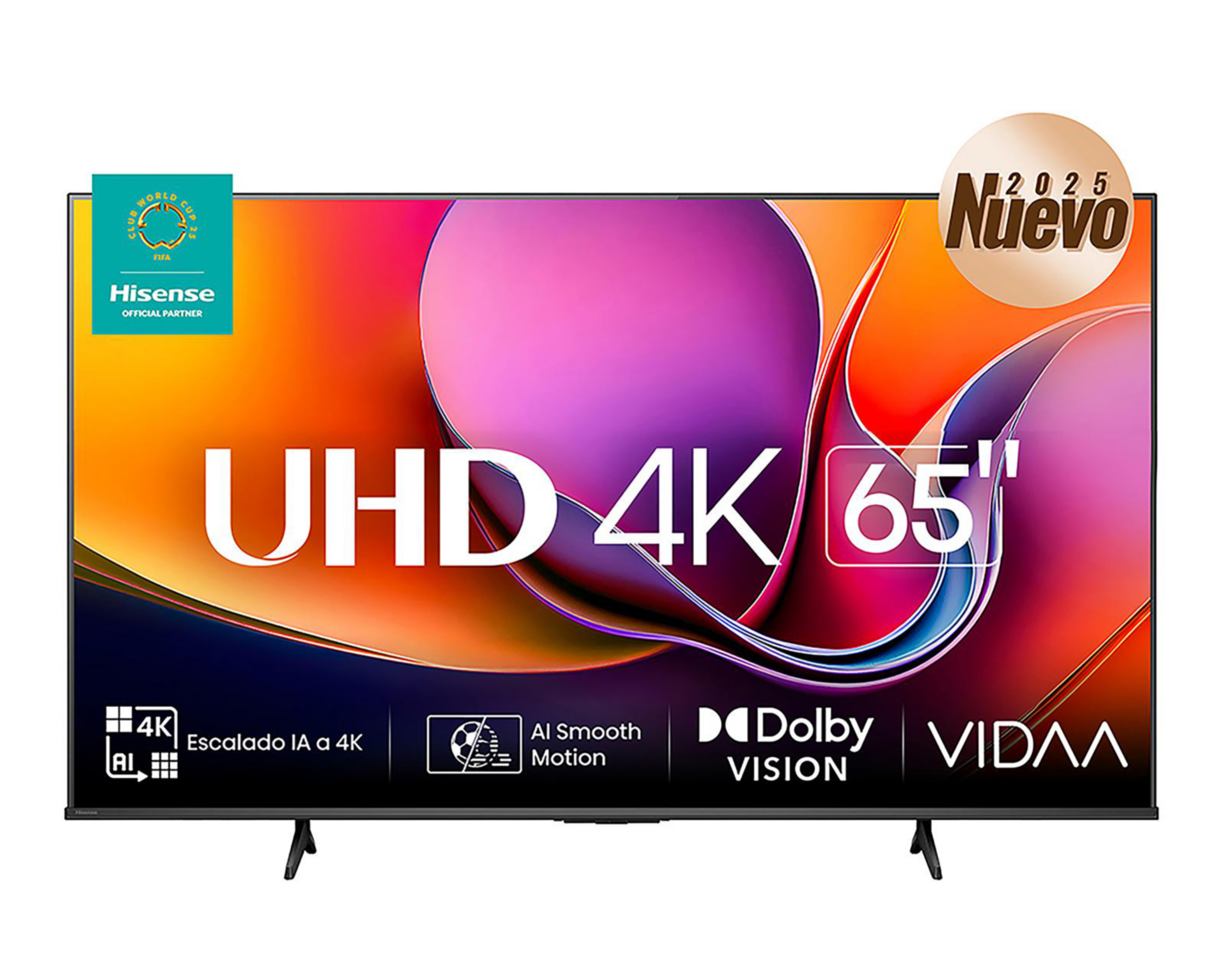 Pantalla Smart TV Hisense LED 65 Pulgadas UHD 4K 55A65NV $12,799