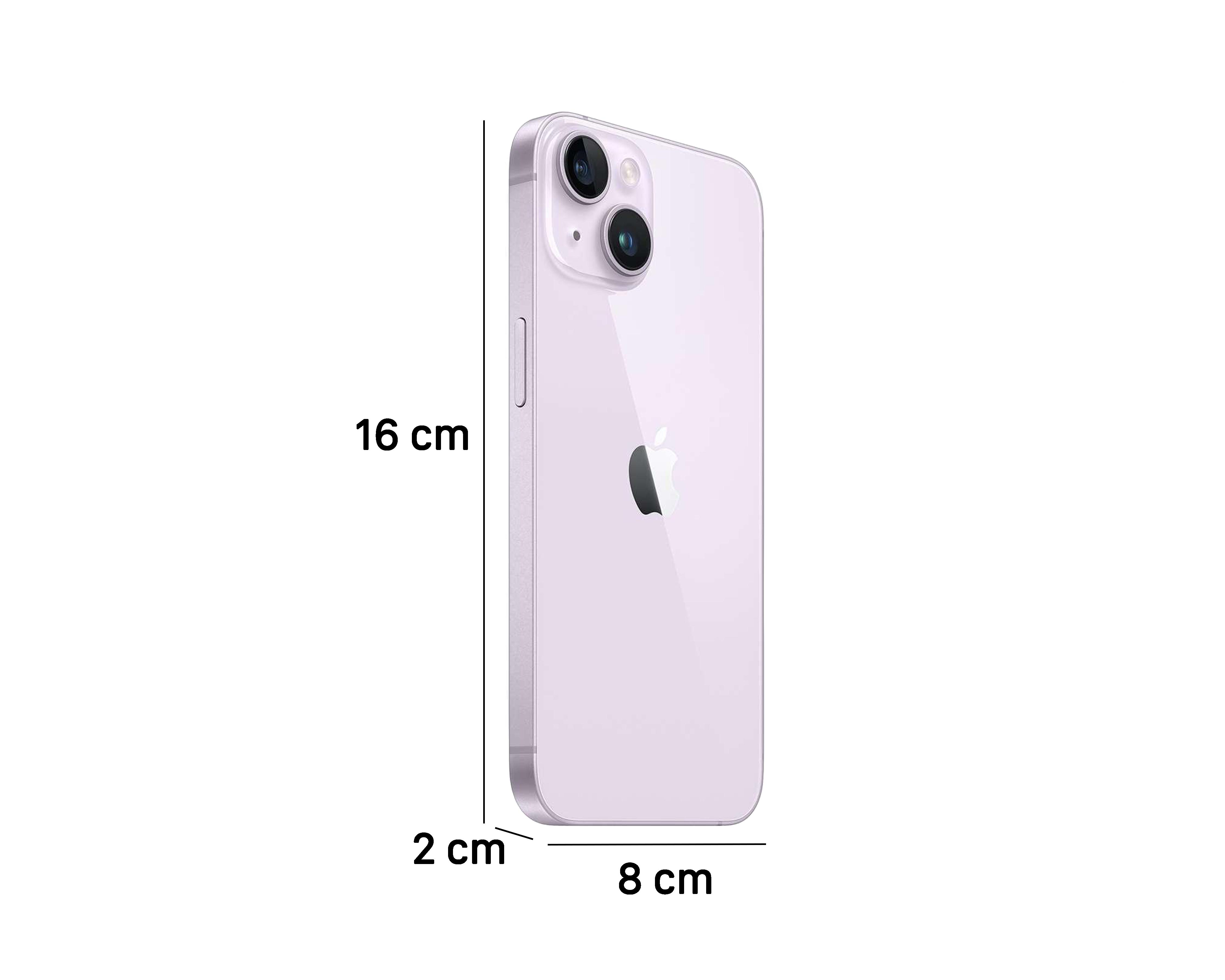 Foto 11 pulgar | Celular Apple Liberado iPhone 14 128 GB Morado