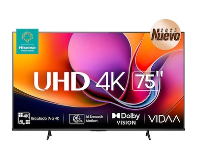 Foto 1 | Pantalla Smart TV Hisense LED 75 Pulgadas UHD 4K 75A65NV