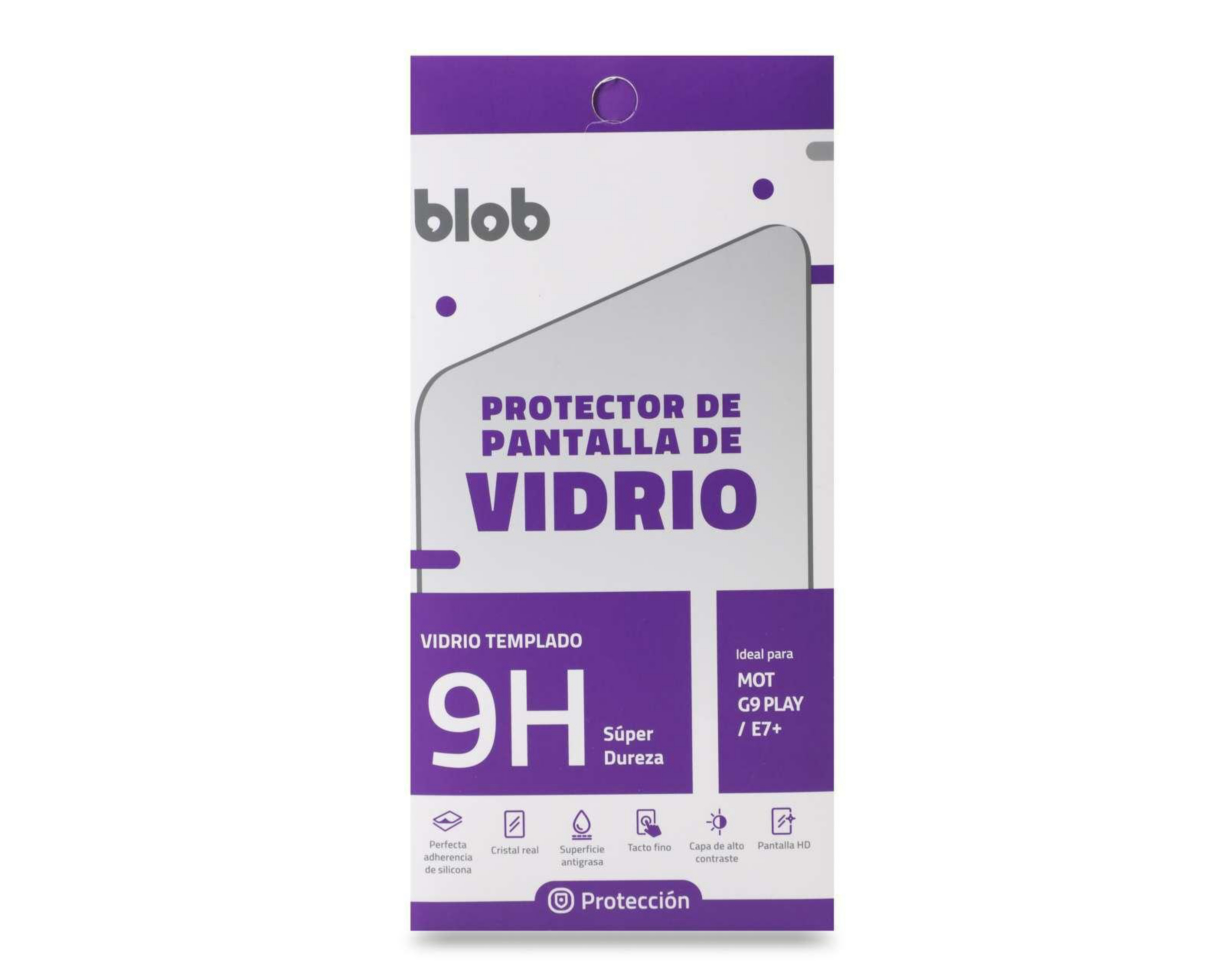 Foto 2 pulgar | Protector de Pantalla Blob para Motorola G9 Play E7+