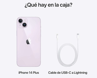 Foto 9 | Celular Apple Liberado iPhone 14 Plus 128 GB Morado