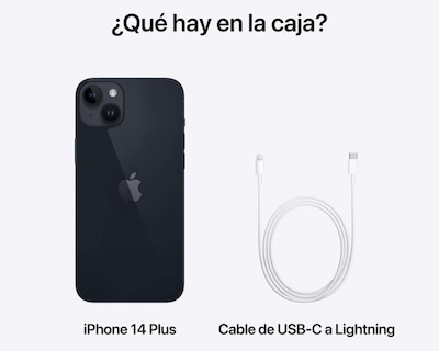 Foto 9 | Celular Apple Liberado iPhone 14 Plus 256 GB Negro Espacial