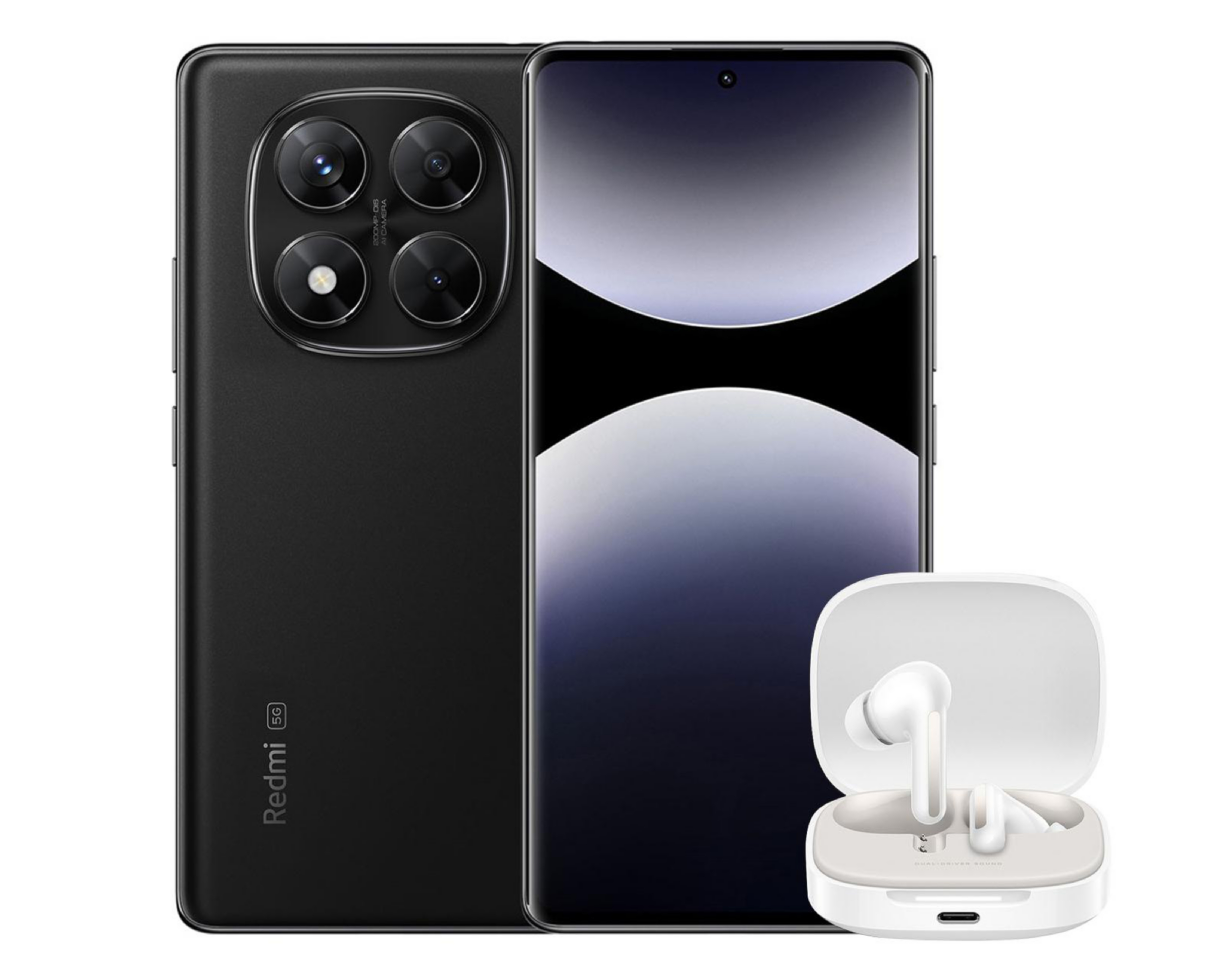 AT&T Xiaomi Redmi Note 14 Pro 5G 256 GB Negro + Redmi Buds 6