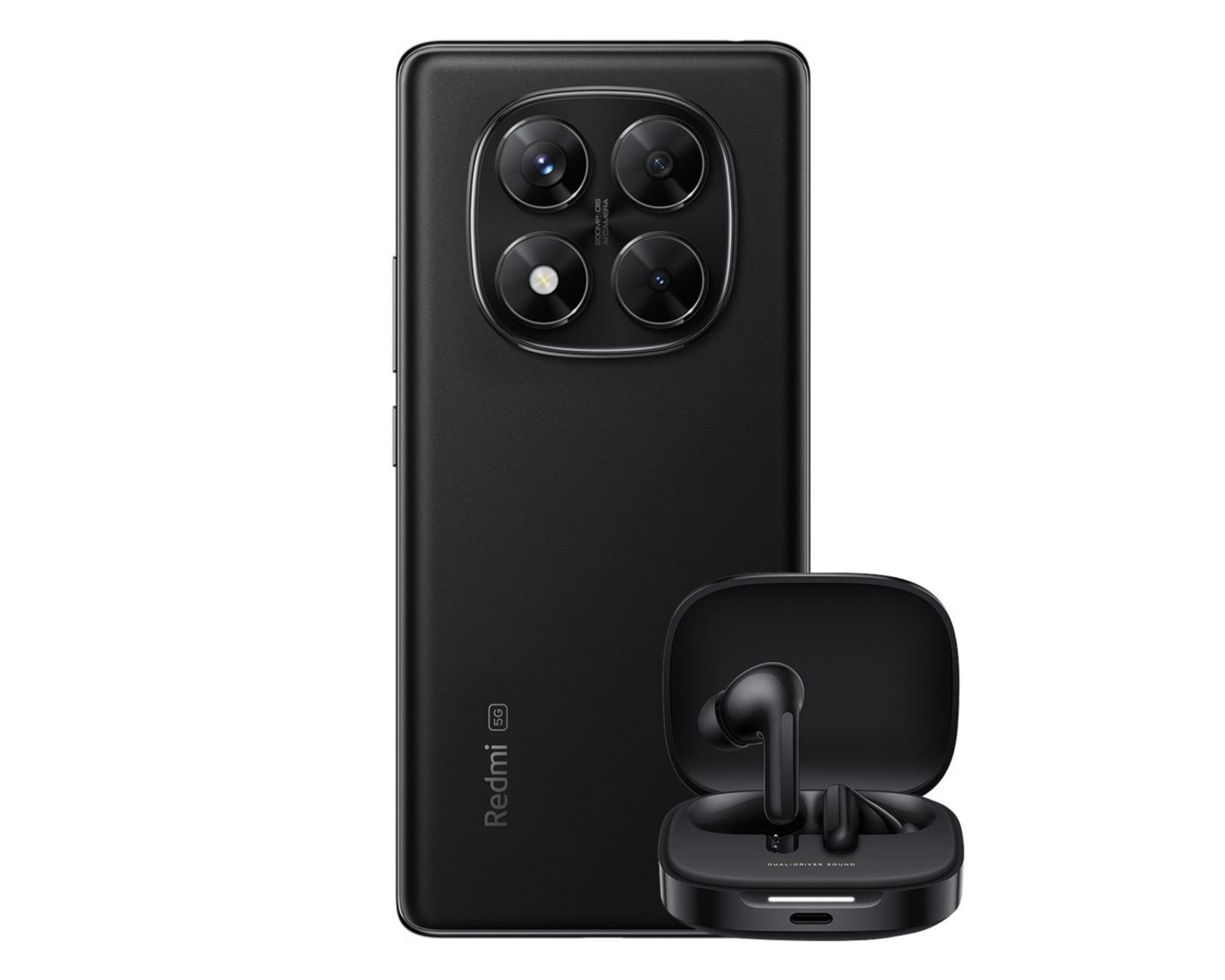 Foto 5 pulgar | AT&T Xiaomi Redmi Note 14 Pro 5G 256 GB Negro + Redmi Buds 6