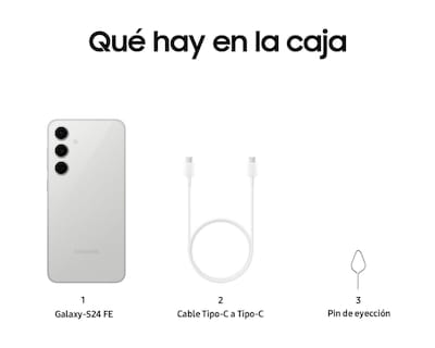 Foto 9 | Celular Samsung Galaxy S24 FE Liberado 128 GB Gris