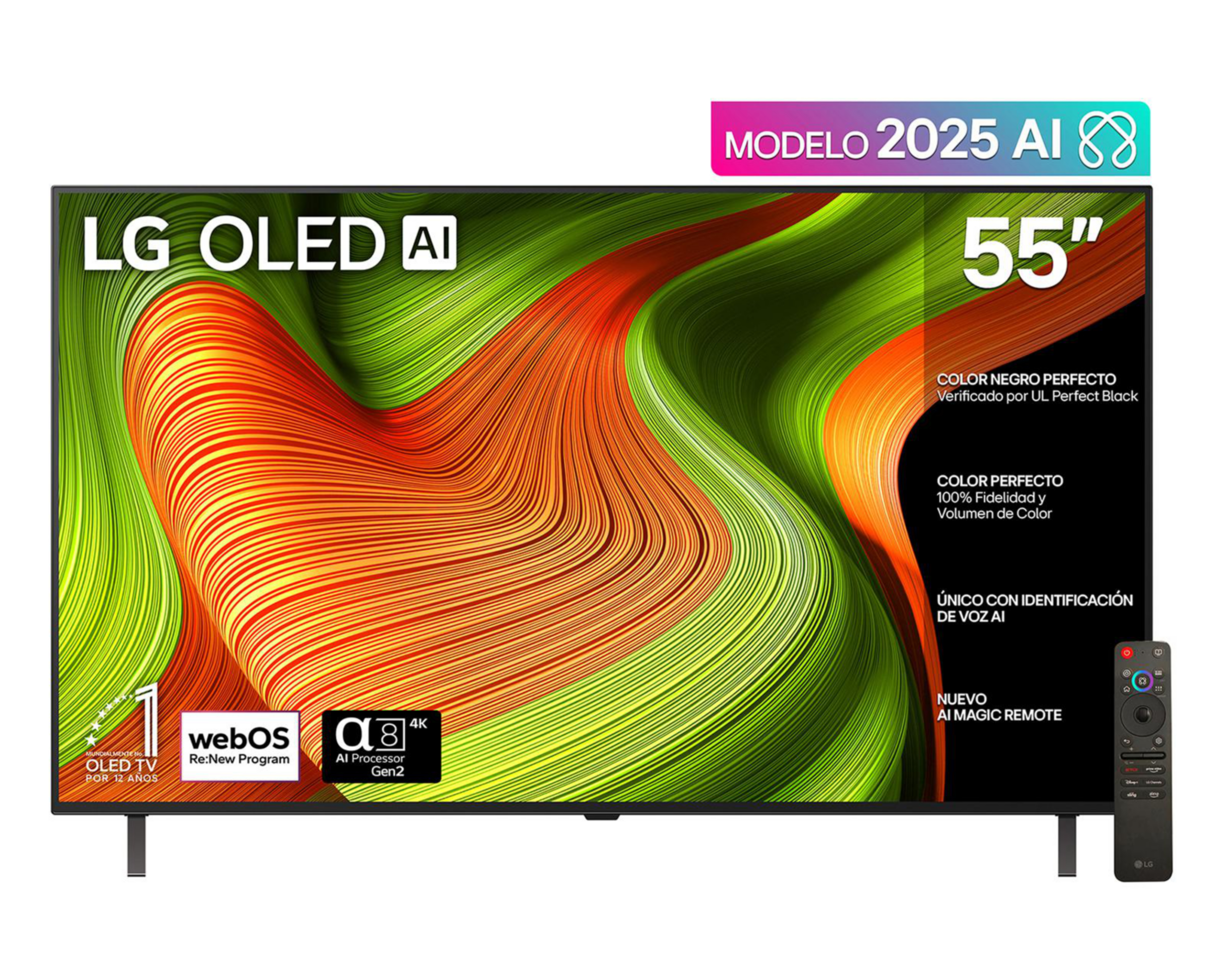 Foto 2 pulgar | Pantalla Smart TV LG OLED 55 Pulgadas UHD OLED55B5