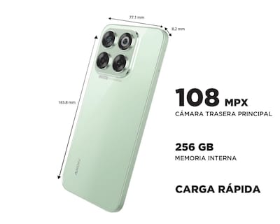 Foto 8 | Celular ZTE Axon 70 Liberado 256 GB Verde