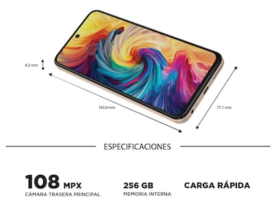 Foto 8 | Celular ZTE Axon 70 Liberado 256 GB Dorado