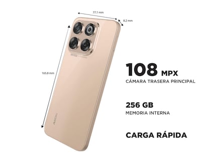 Foto 9 | Celular ZTE Axon 70 Liberado 256 GB Dorado