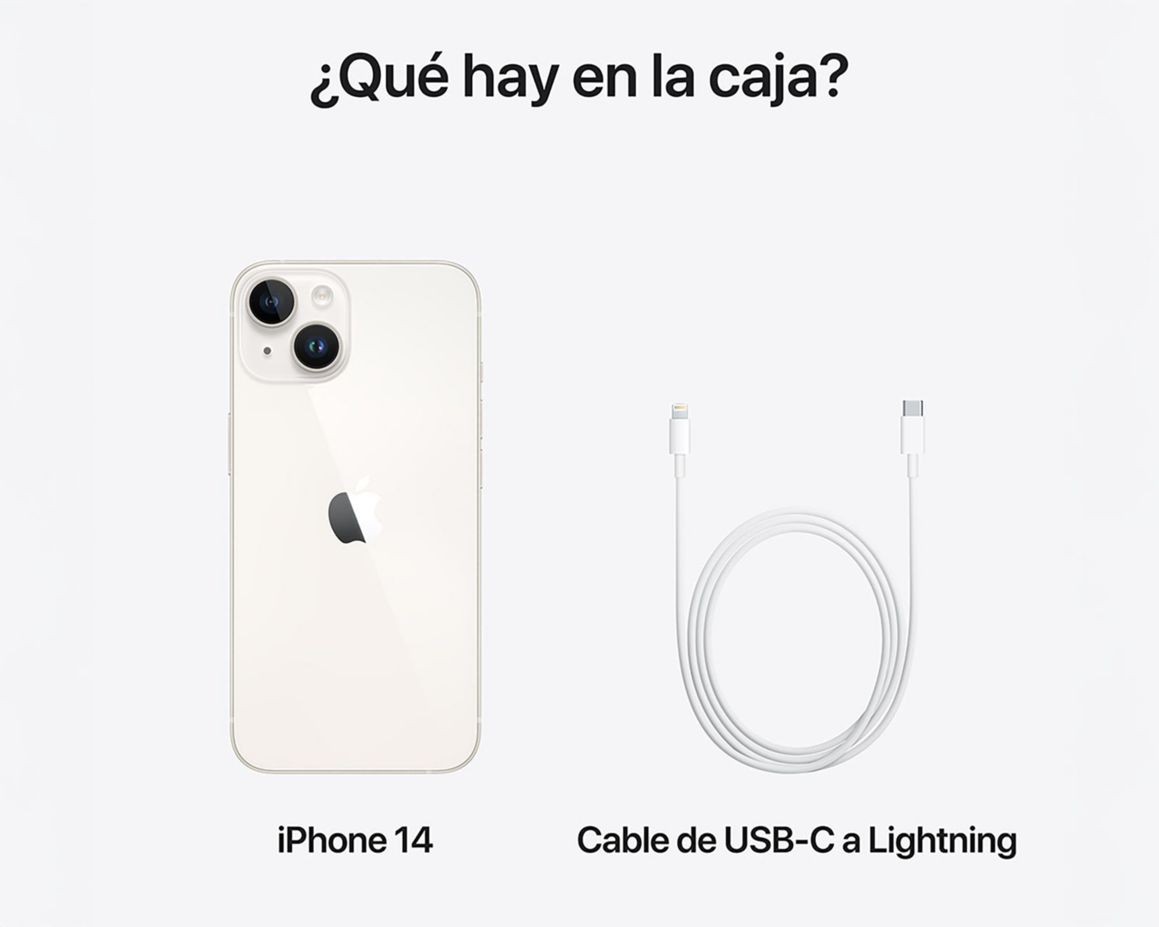 Foto 10 | Telcel Apple iPhone 14 128 GB Blanco Estelar