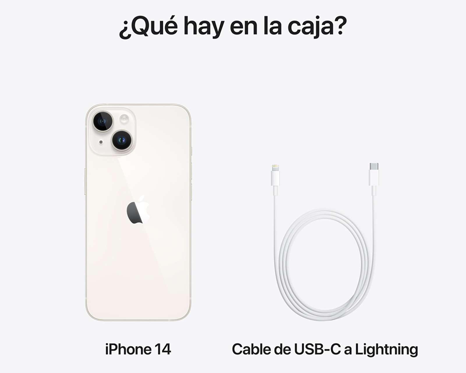 Foto 10 pulgar | Telcel Apple iPhone 14 128 GB Blanco Estelar