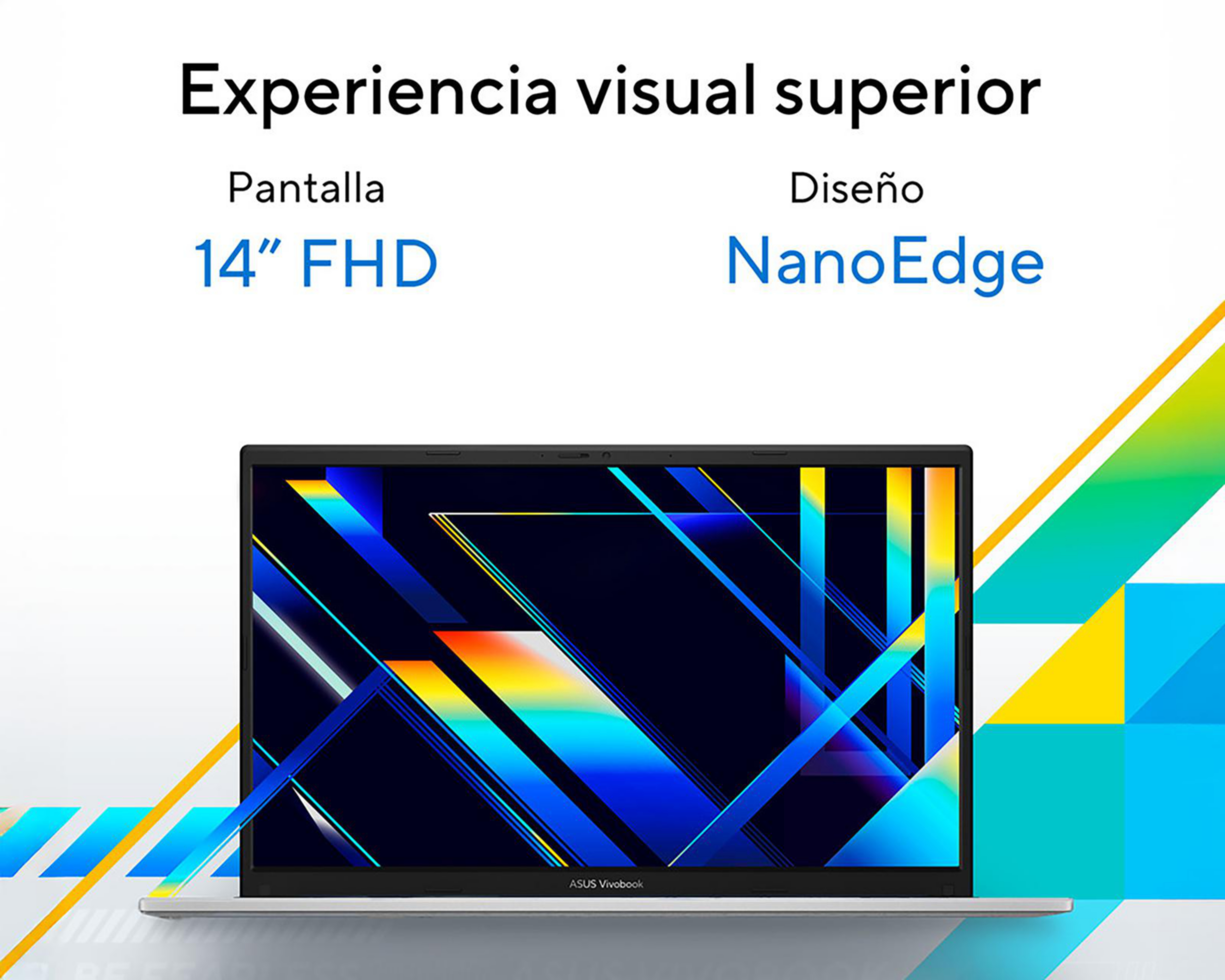 Foto 6 pulgar | Laptop Asus Vivobook 14 14 Pulgadas Windows 11 Home Intel Core i5 8 GB RAM 512 SSD Plateada + Mochila y Mouse