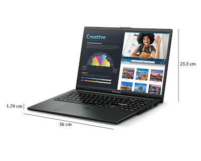 Foto 10 | Laptop Asus E1504FA-NJ1561W 15.6 Pulgadas Windows 11 AMD Ryzen 5 8 GB RAM 1 TB SSD Negra con Mochila y Mouse