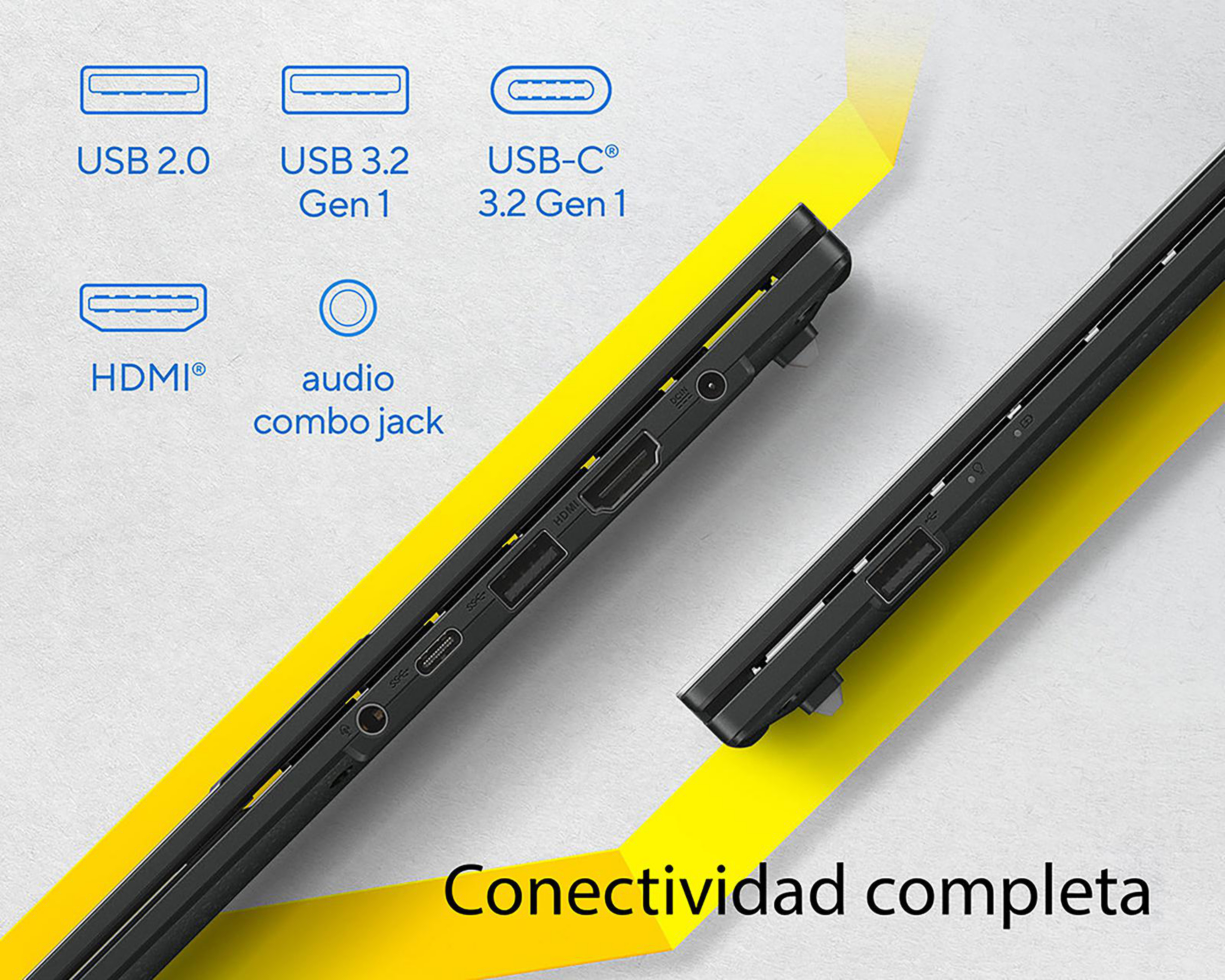 Foto 9 pulgar | Laptop Asus E1504FA-NJ1561W 15.6 Pulgadas Windows 11 AMD Ryzen 5 8 GB RAM 1 TB SSD Negra con Mochila y Mouse