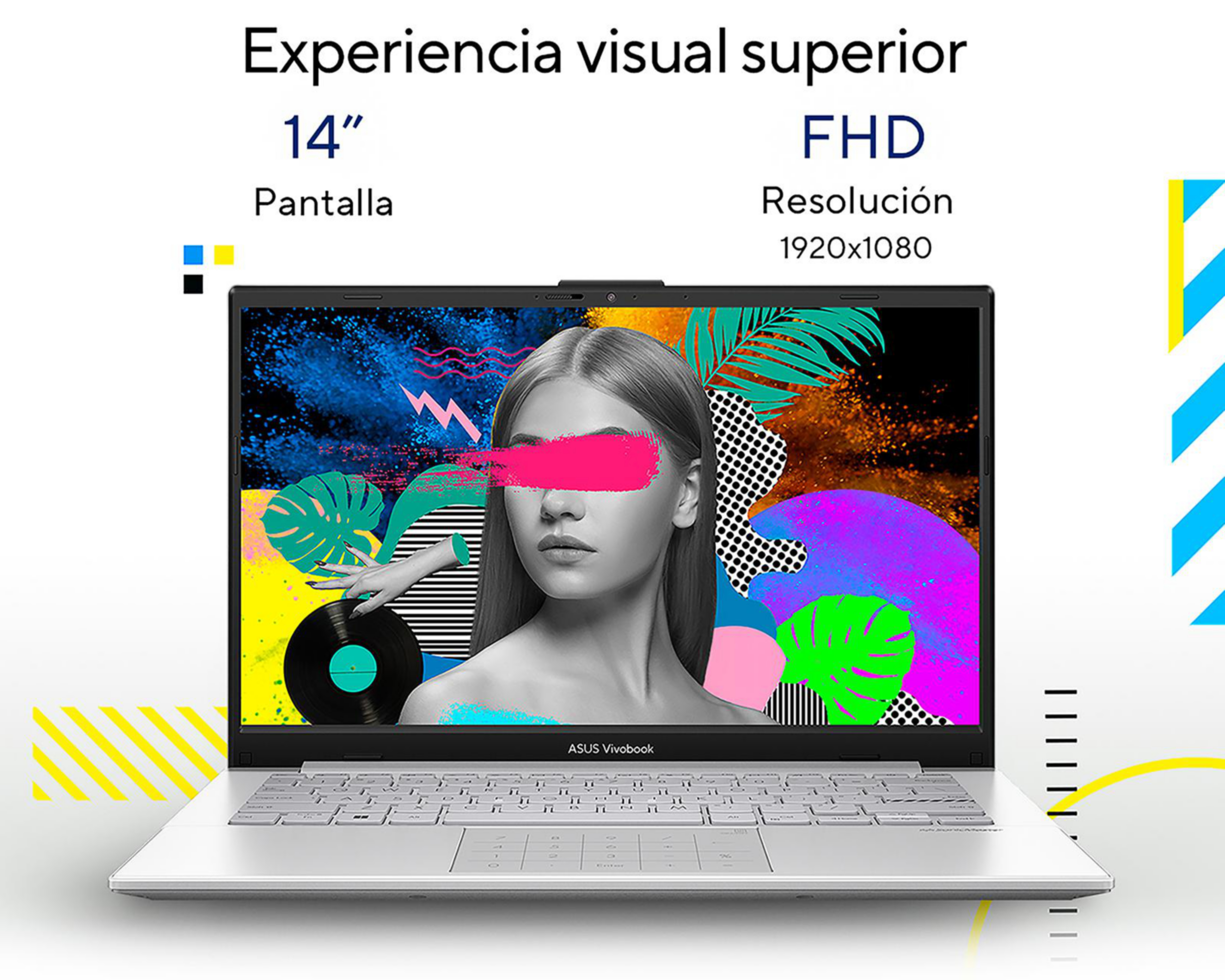 Foto 3 | Laptop Asus Vivobook Go 14 Pulgadas Windows 11 Intel Core i3 8 GB RAM 512 GB SSD Plateado