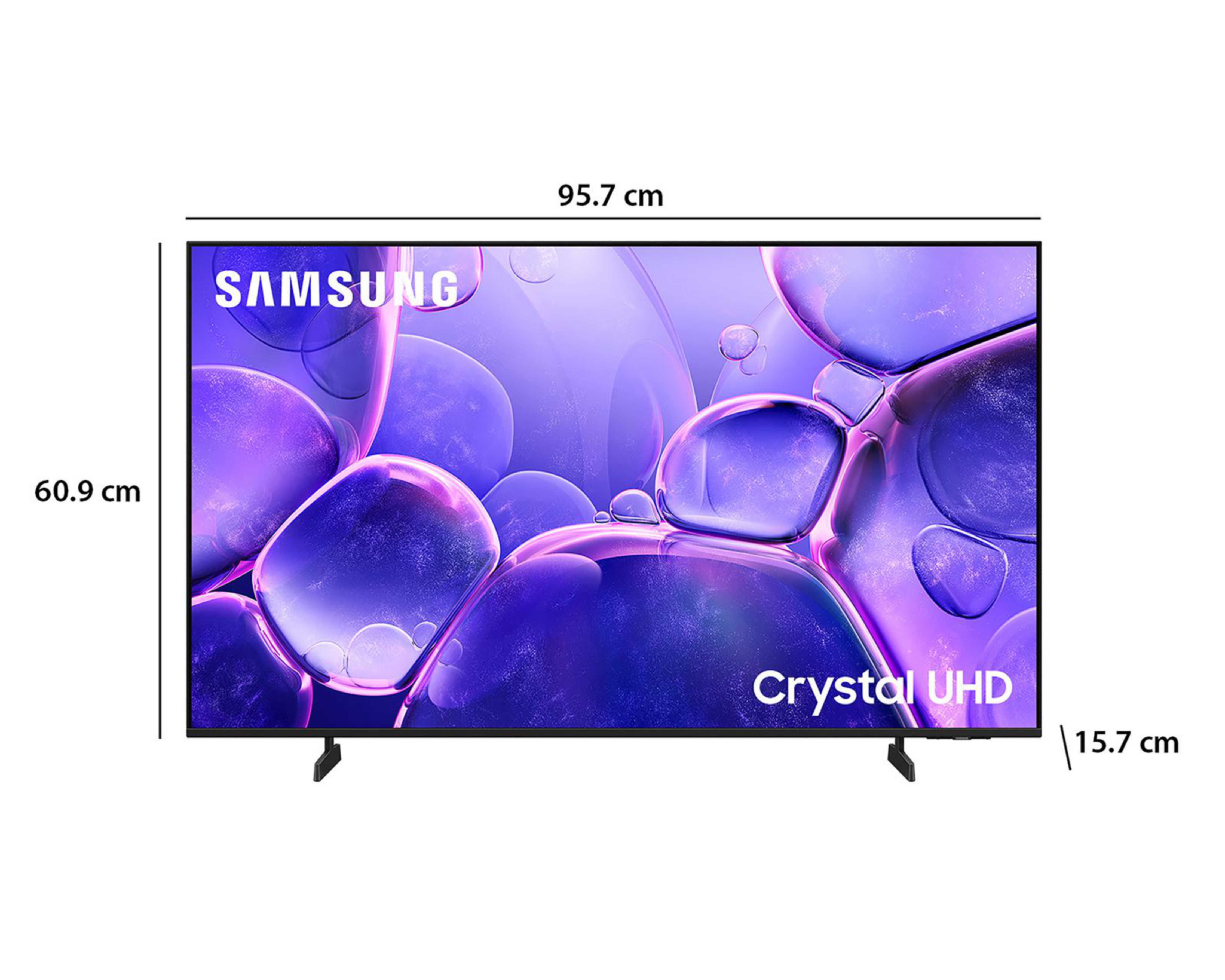Foto 9 pulgar | Pantalla Smart TV Samsung Crystal LED 43 Pulgadas UHD 4K UN43U8000FFXZC