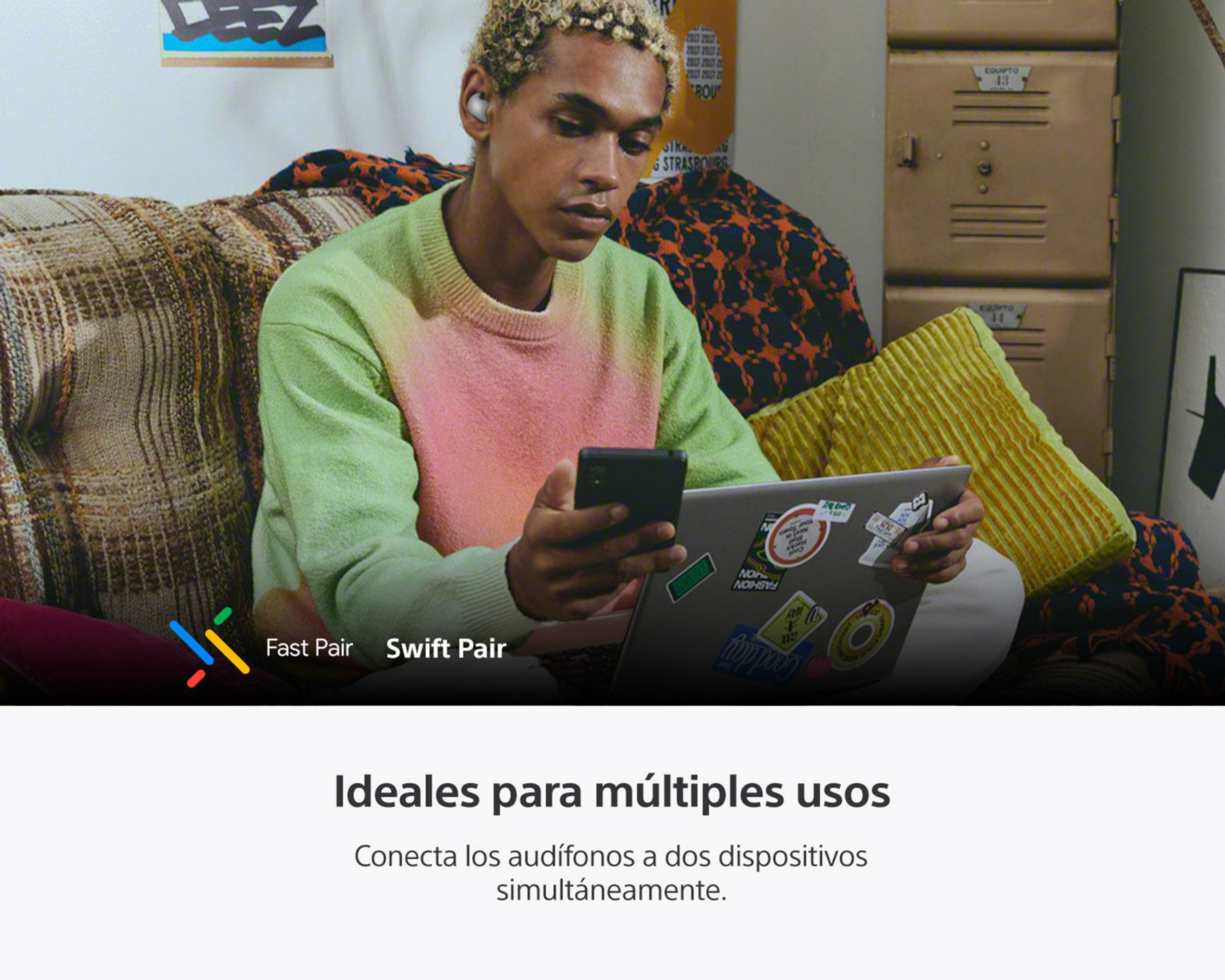 Foto 8 | Audífonos In-Ear Inalámbricos Sony LinkBuds Fit con Noise Cancelling