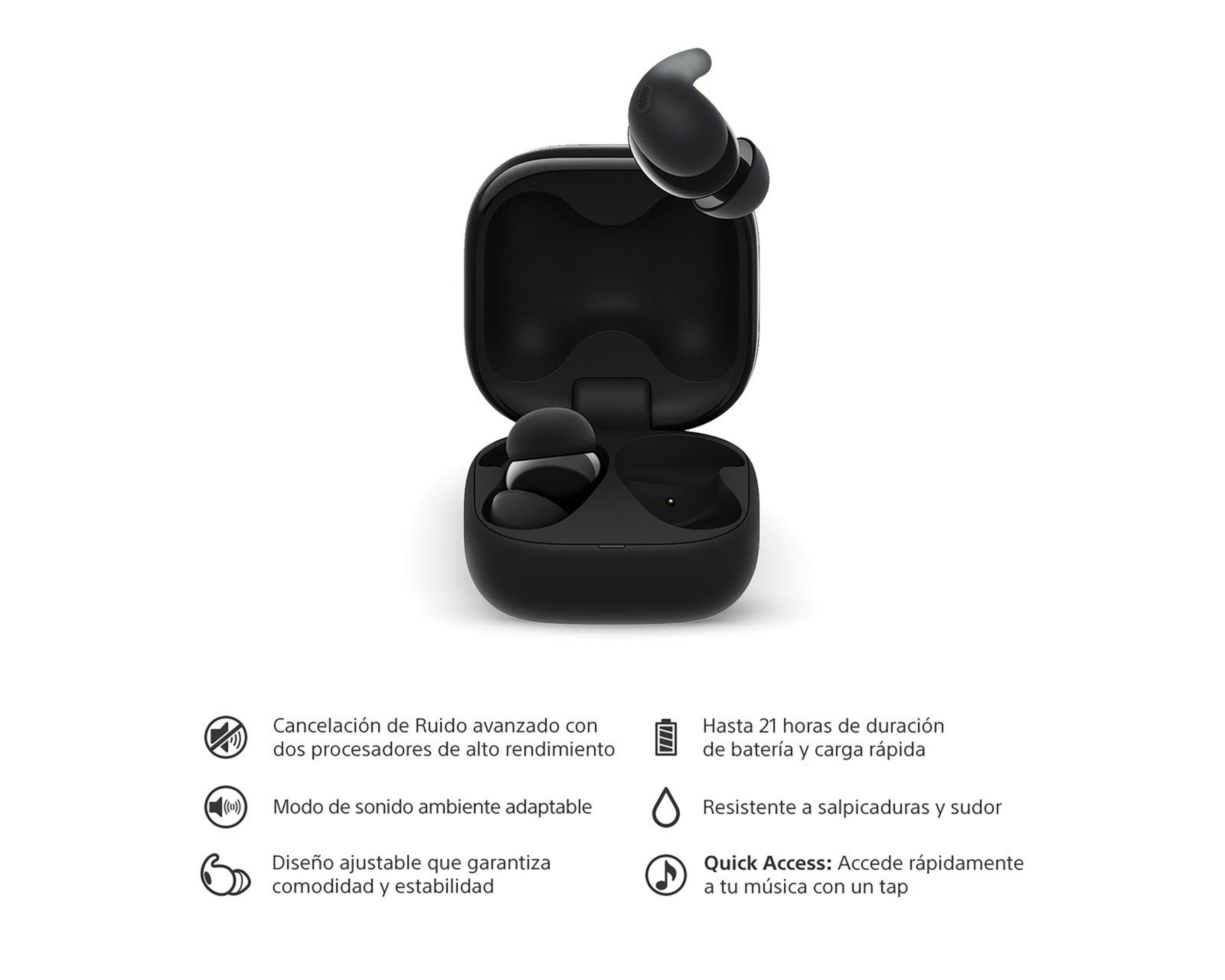 Foto 3 | Audífonos True Wireless Sony LinkBuds Fit con Cancelación de Ruido