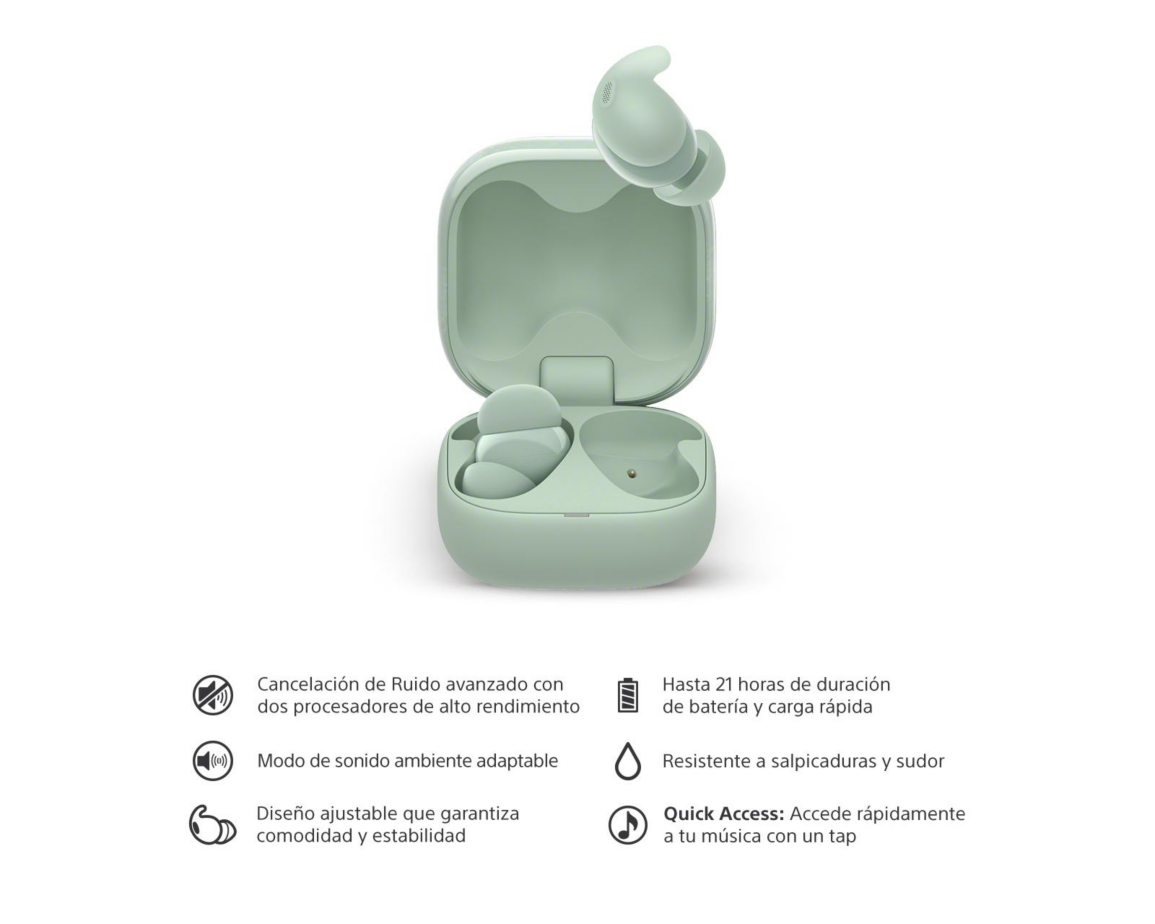 Foto 4 pulgar | Audífonos In-Ear Inalámbricos Sony LinkBuds Fit con Noise Cancelling