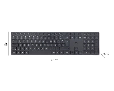 Foto 5 | Combo de Teclado y Mouse Inalámbrico HP 250