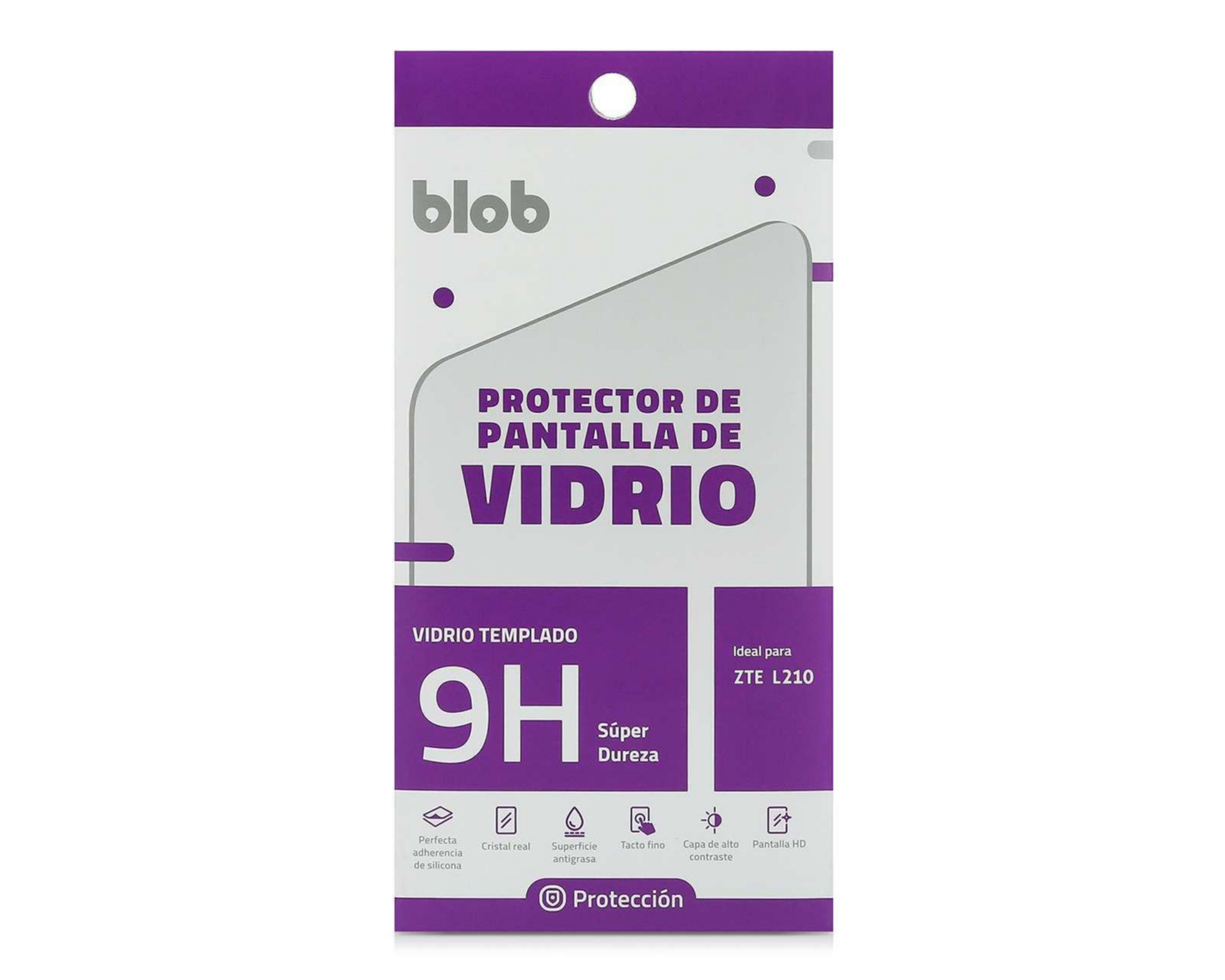 Foto 2 pulgar | Protector de Pantalla Blob para ZTE L210