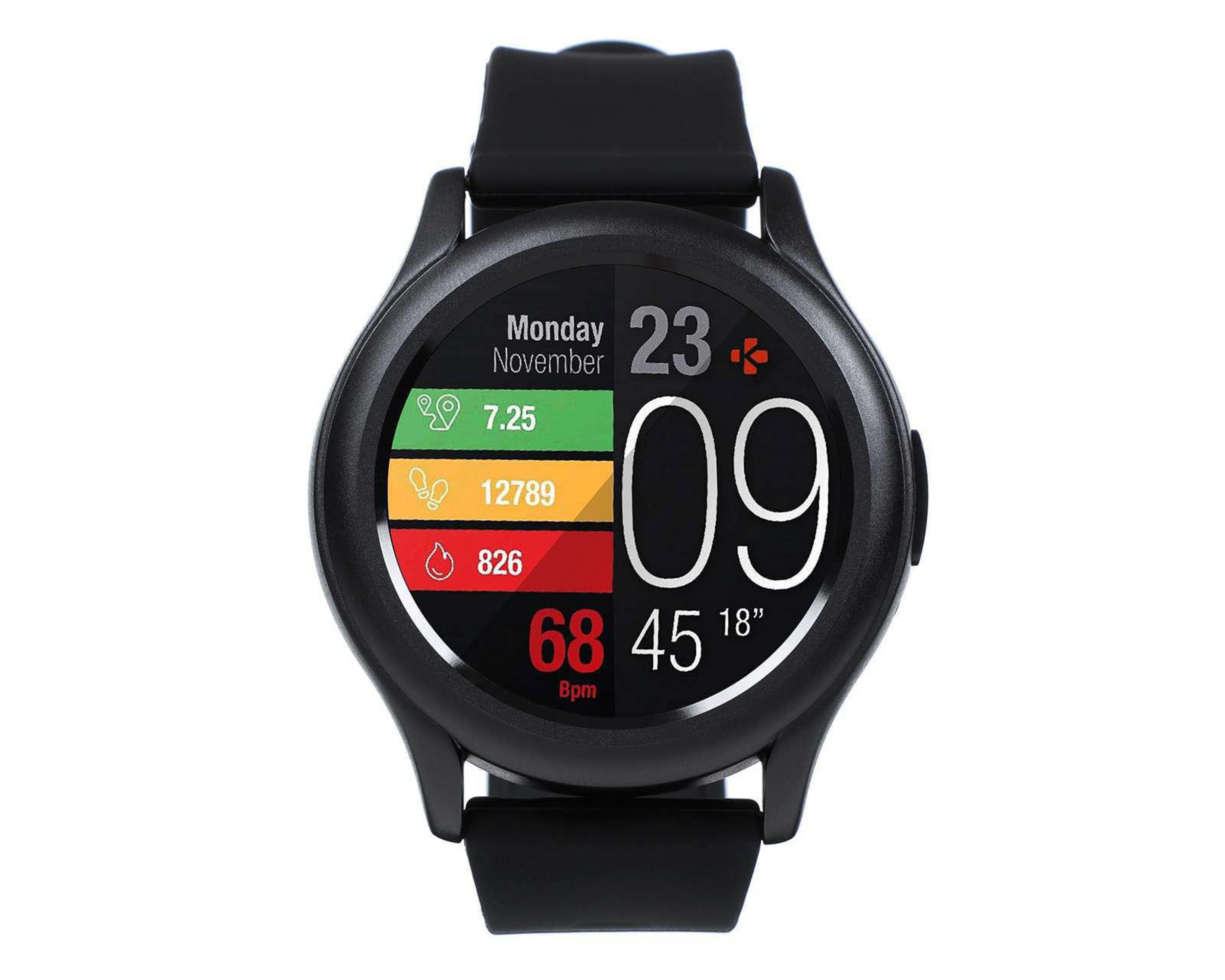 Smartwatch Mykronoz ZeRound3 Negro