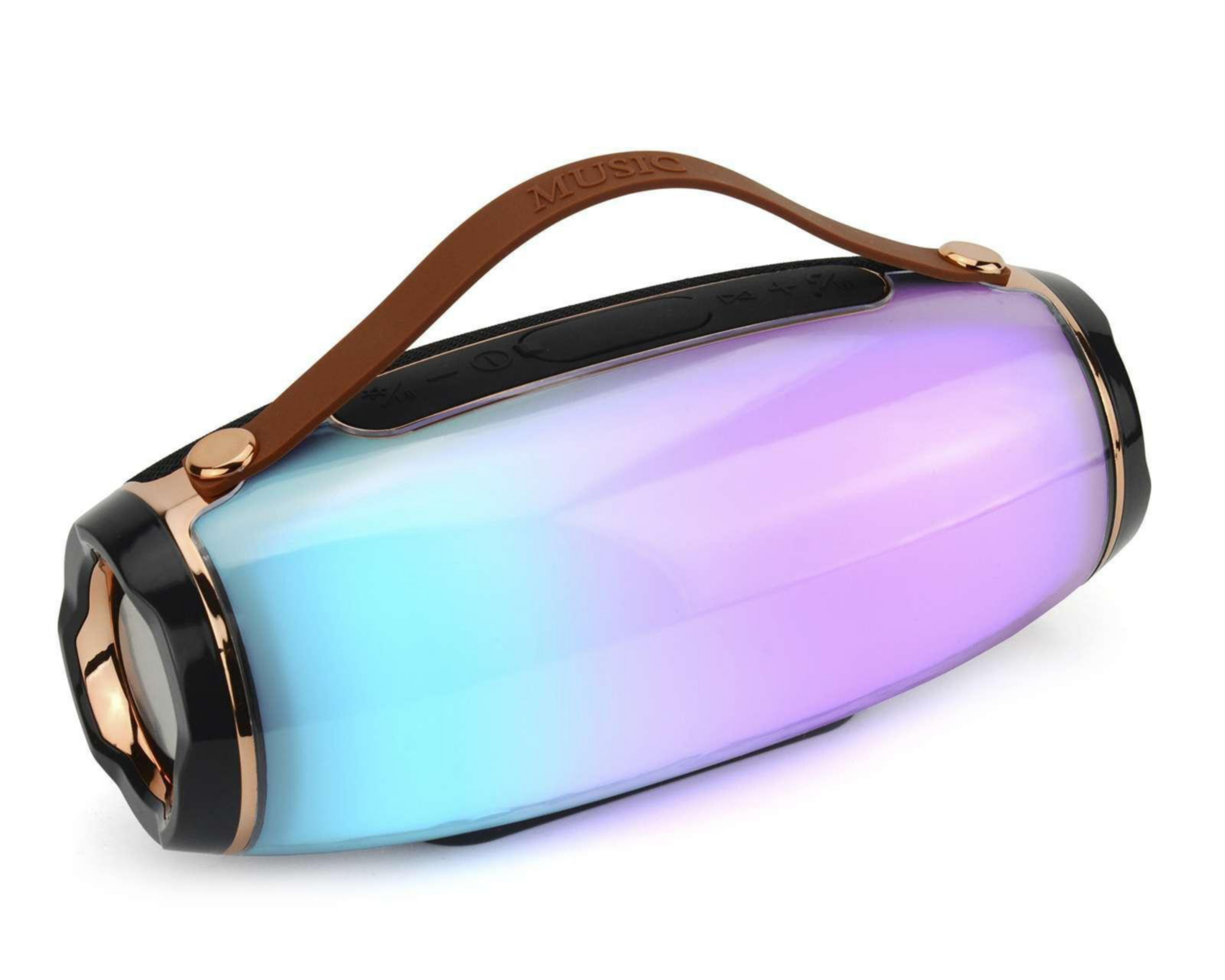 Bocina Bluetooth Portátil EVL CS-174 10 W con Luces