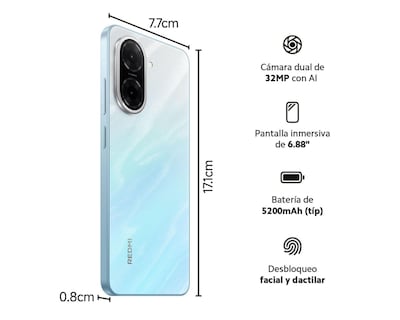 Foto 10 | Movistar Xiaomi Redmi A5 64 GB Azul