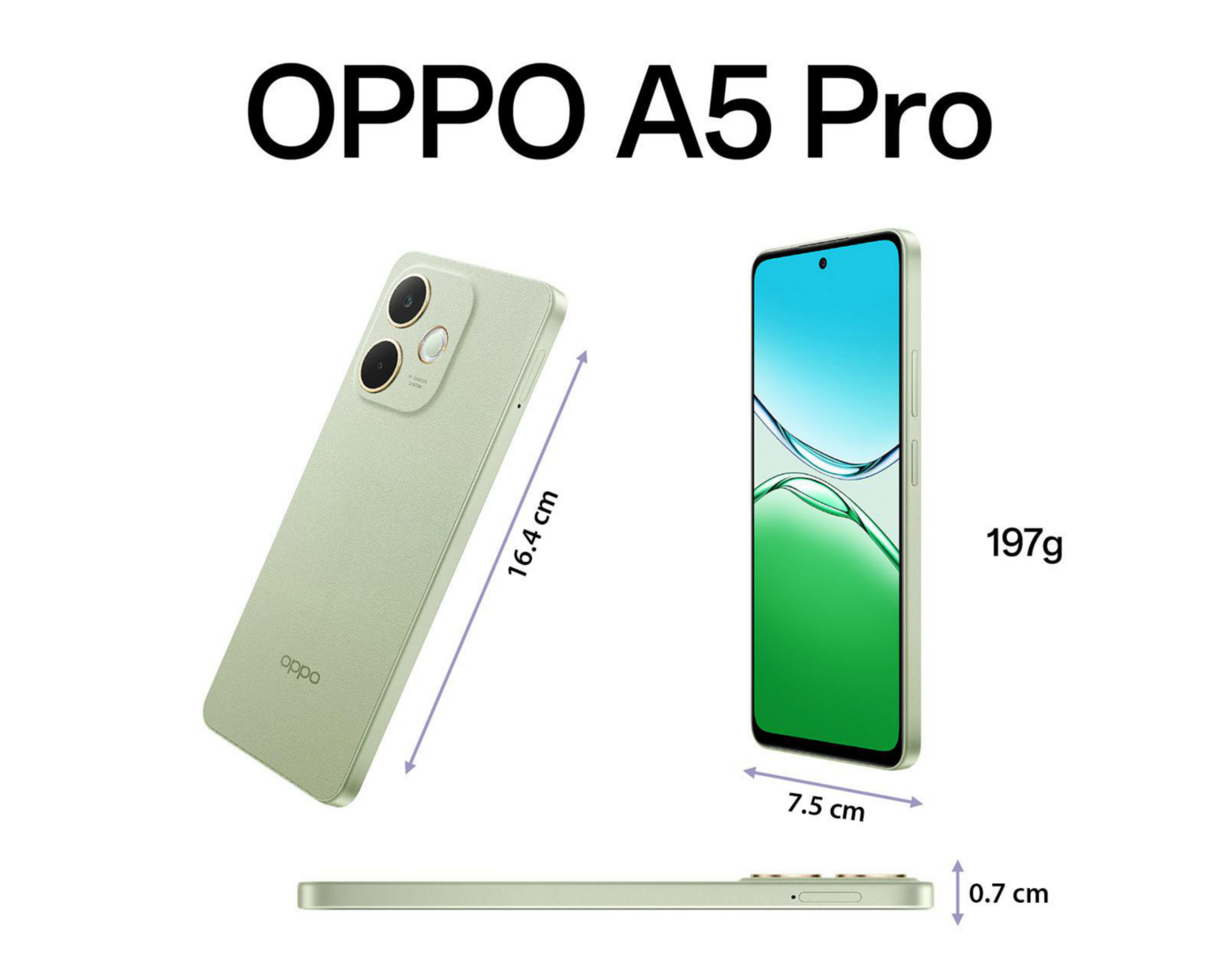 Foto 10 | Movistar OPPO A5 Pro 256 GB Verde