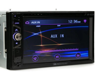 Foto 5 | Autoestéreo Soundstream Multimedia Con CD VR653B de 6.5' Bluetooth Compatible con Cámara de Reversa Negro