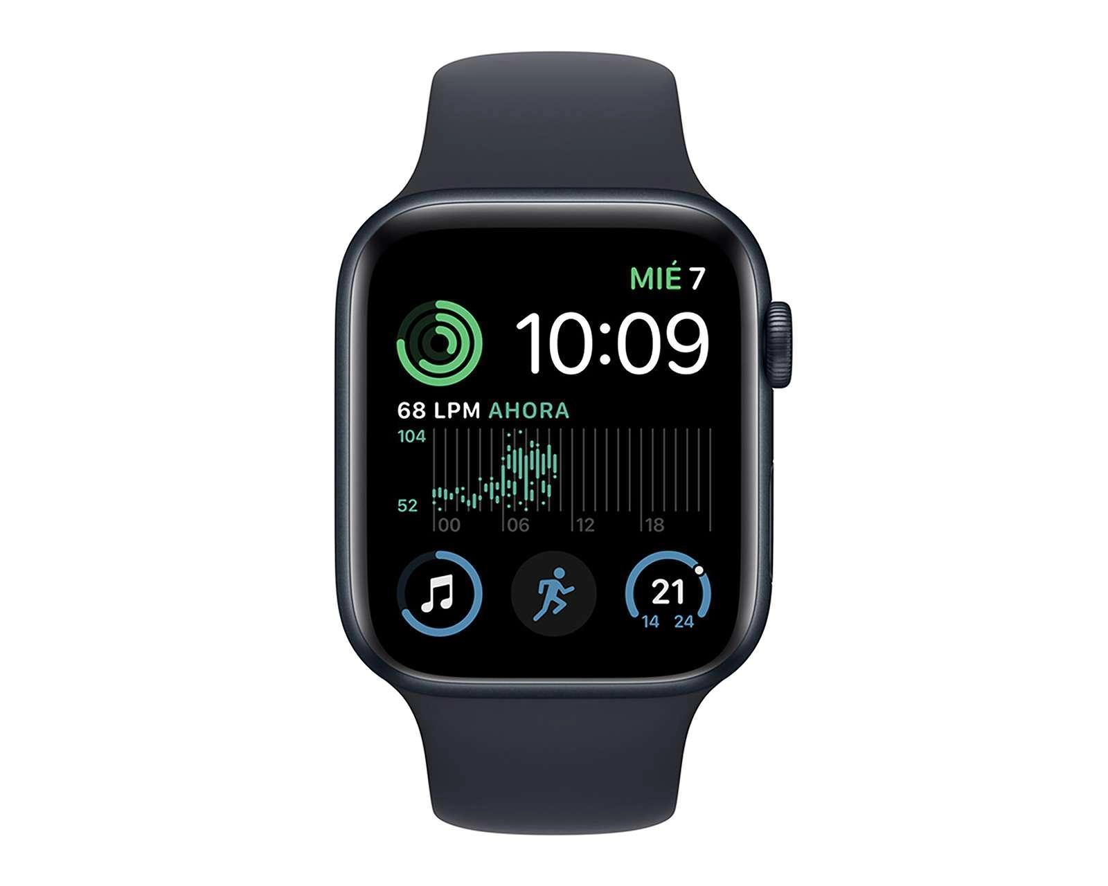 Foto 3 pulgar | Apple Watch SE 44mm GPS Medianoche