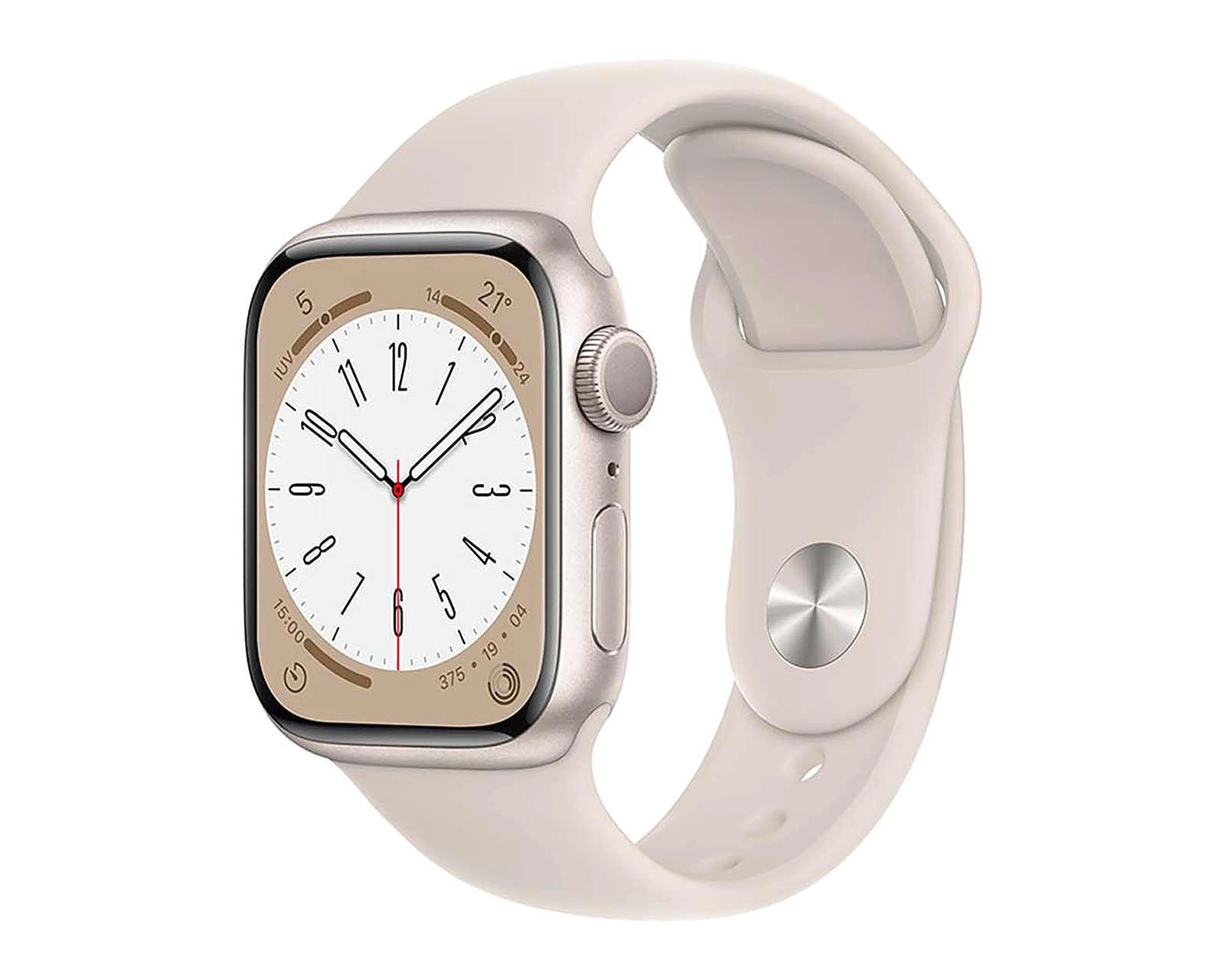 Foto 2 pulgar | Apple Watch Series 8 41 mm GPS Blanco Estelar